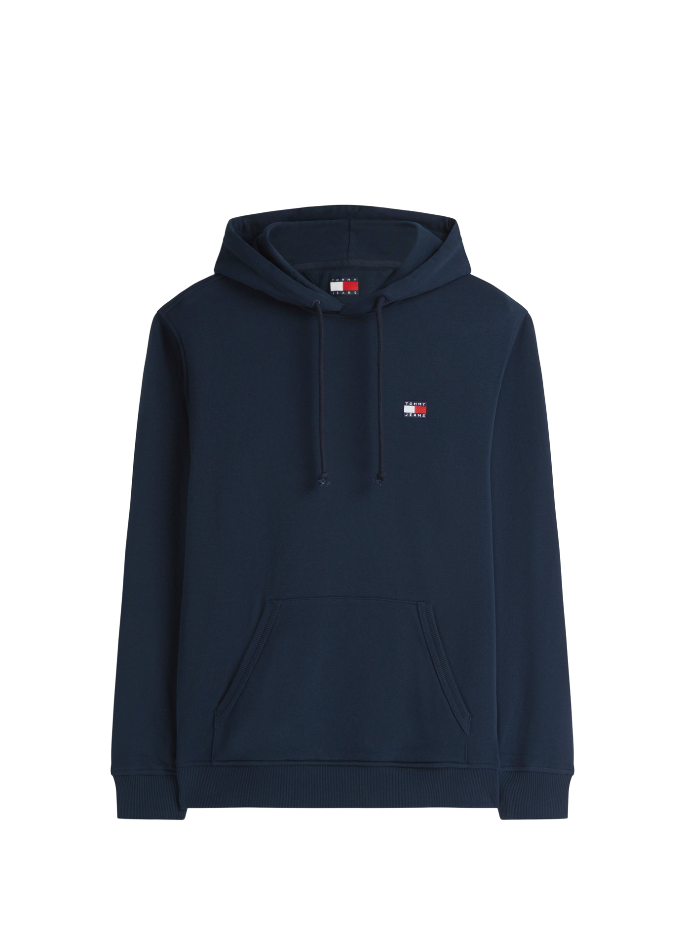 Sweat à capuche droit en coton TOMMY HILFIGER Bleu