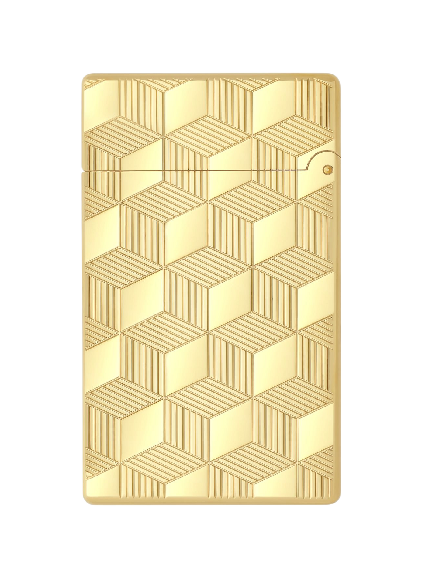 Guillochiertes Feuerzeug Initial S.T. DUPONT Golden