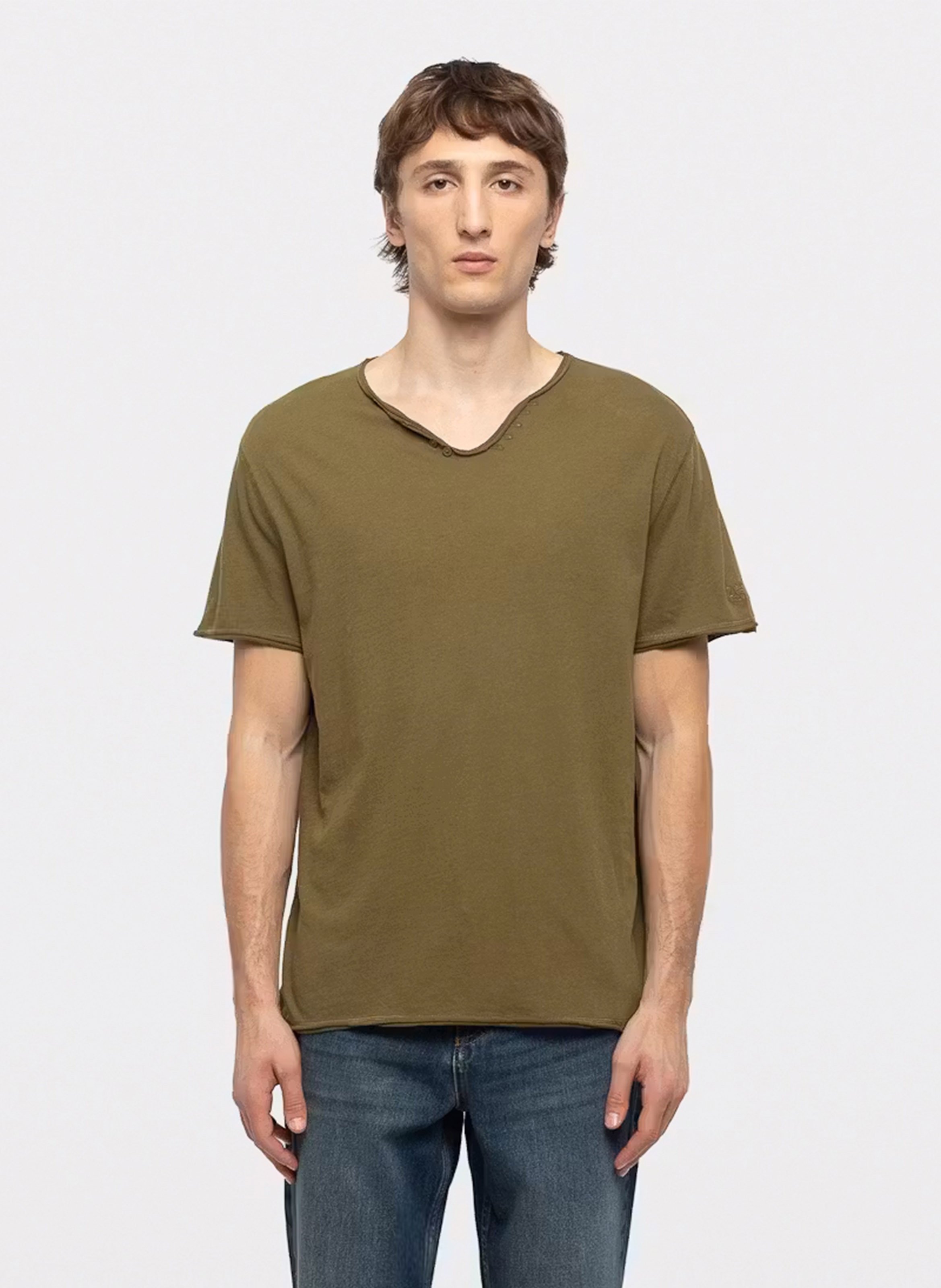 Rechte katoenen T-shirt in Monastir-stijl ZADIG&VOLTAIRE Groen