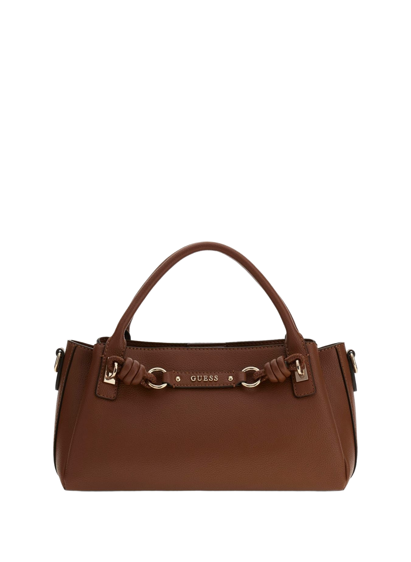 Grained Cameli handbag GUESS Brown