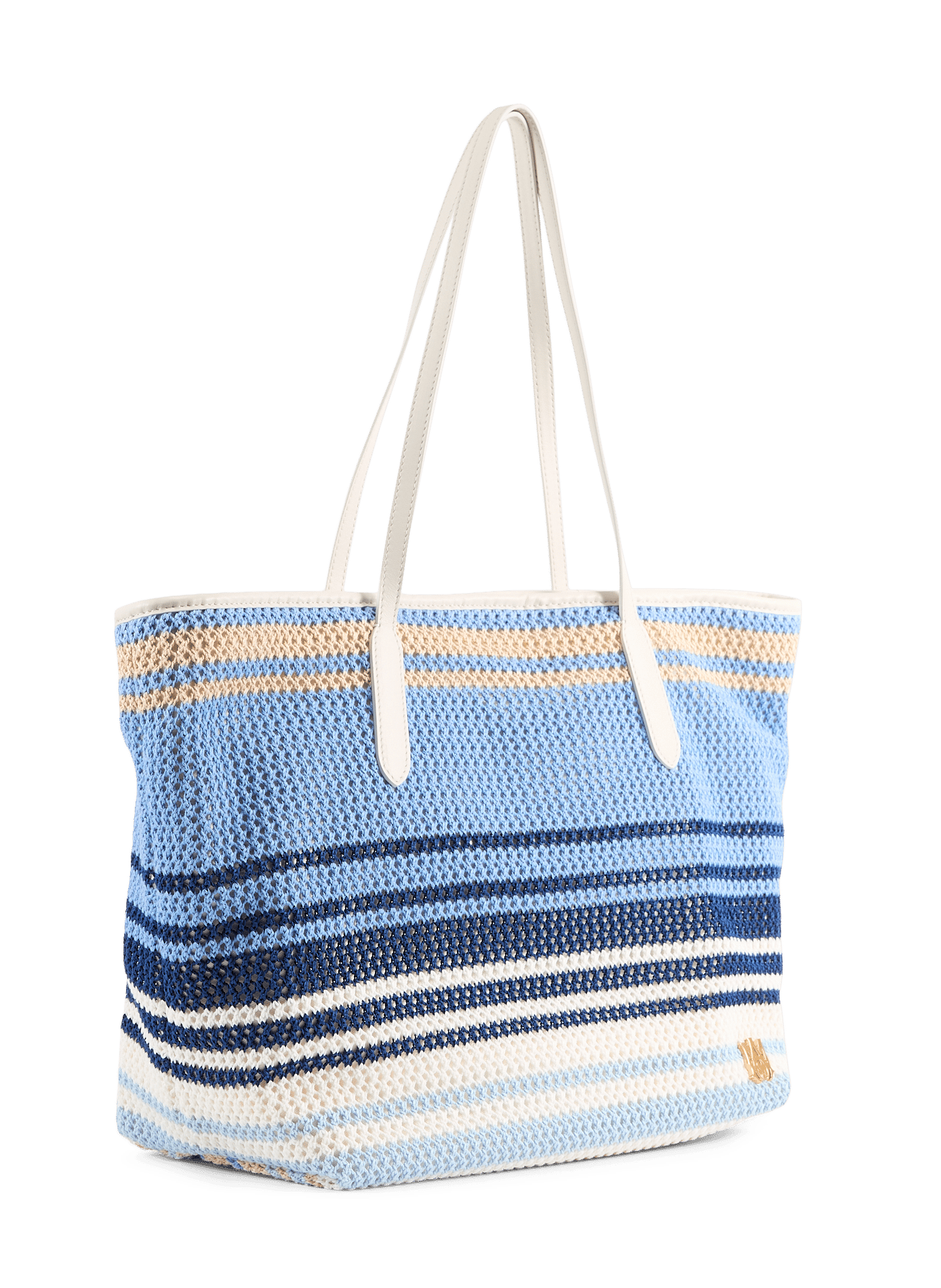 Woven cotton handbag AMIRI Blue