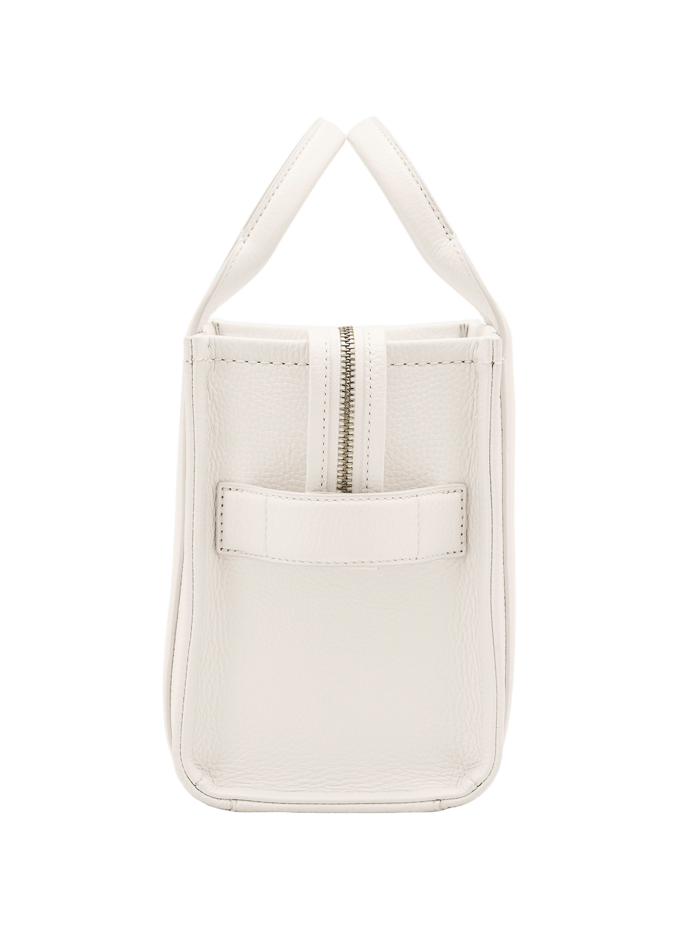 The Tote mini leather tote bag MARC JACOBS Silver