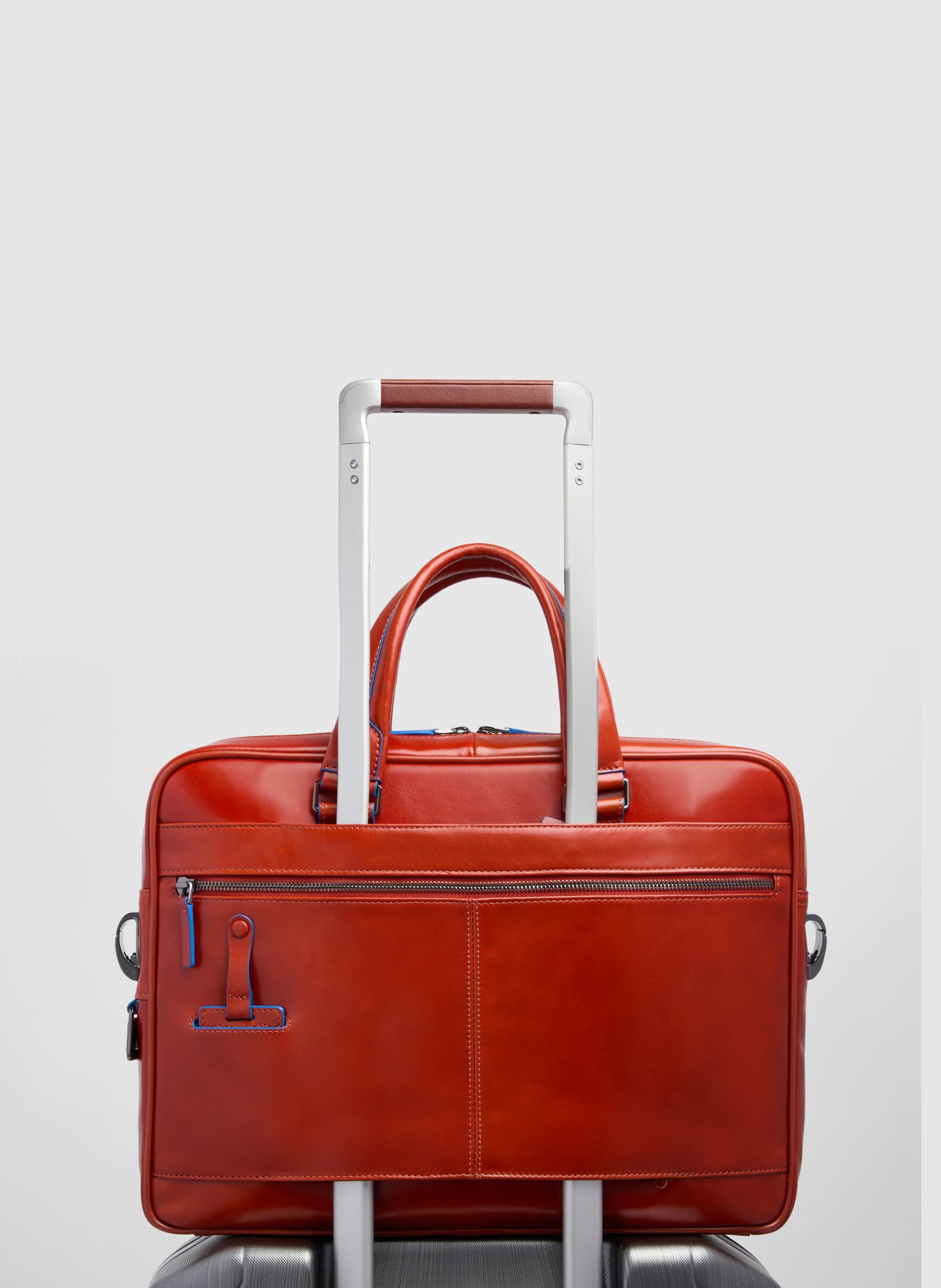 Sac d'ordinateur 15" personnalisable PIQUADRO Marron