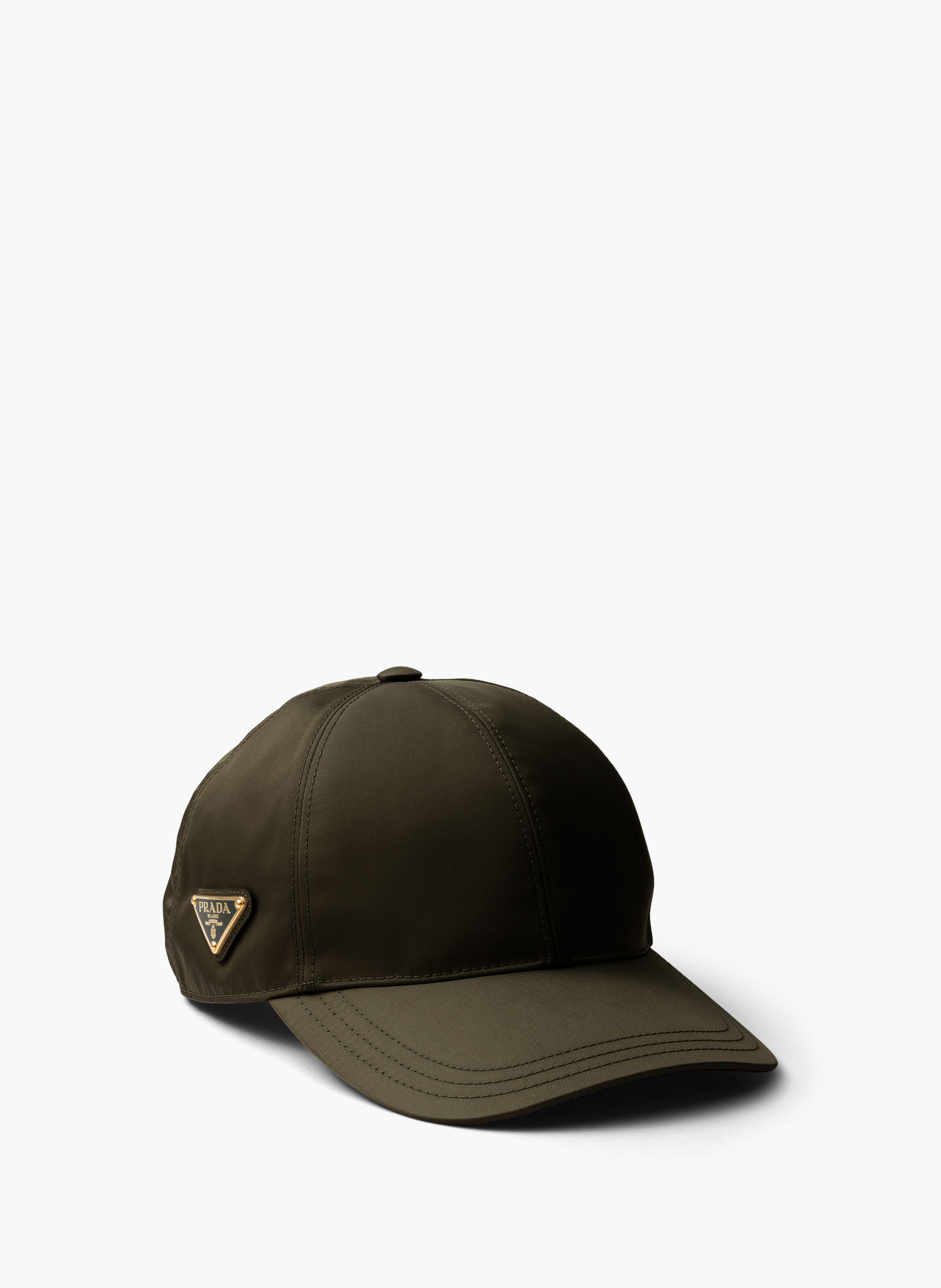 Casquette de baseball en re-nylon PRADA Vert