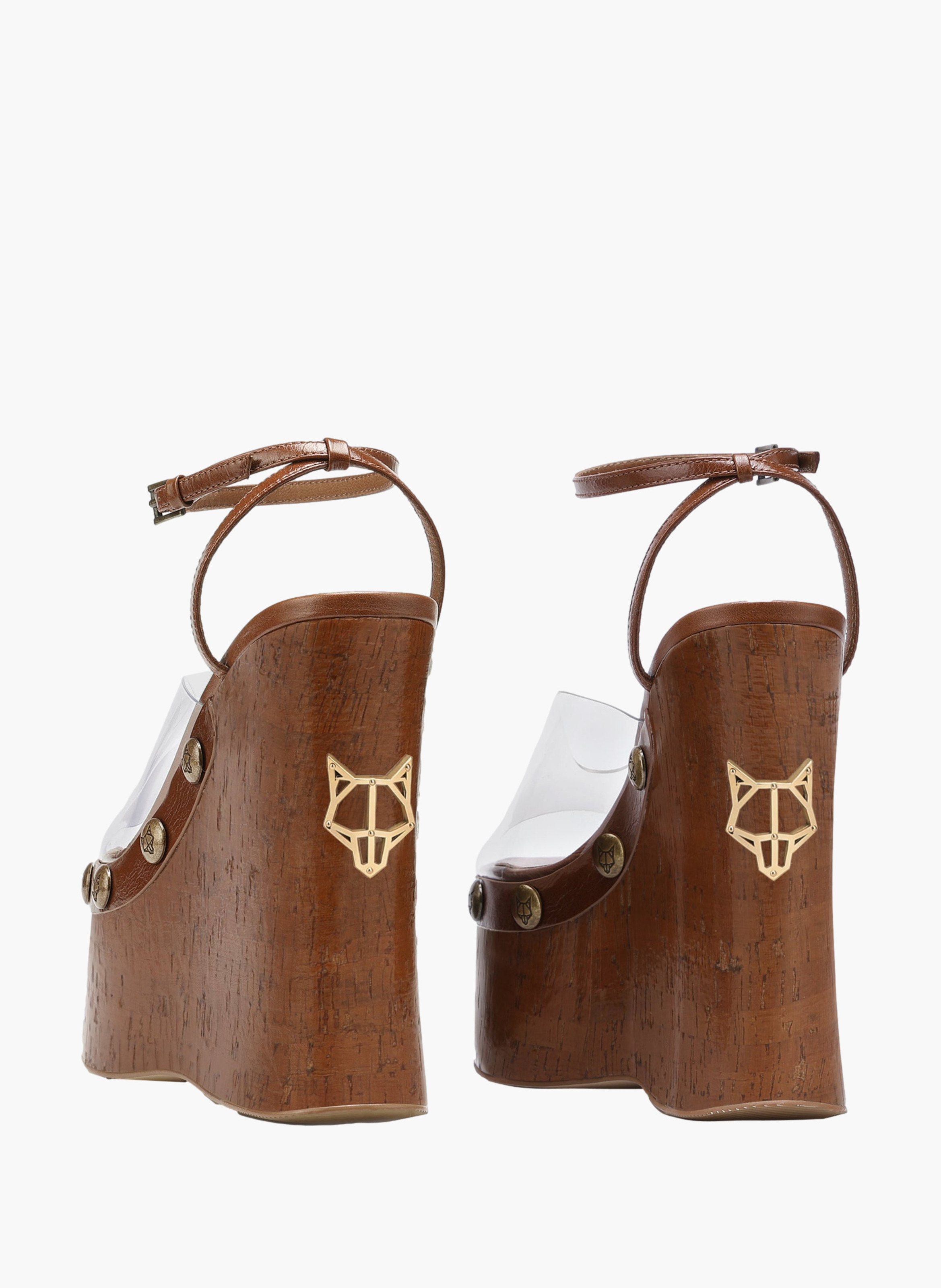 Chaussures à talons tiger lilly en tpu | Transparent NAKED WOLFE Femme