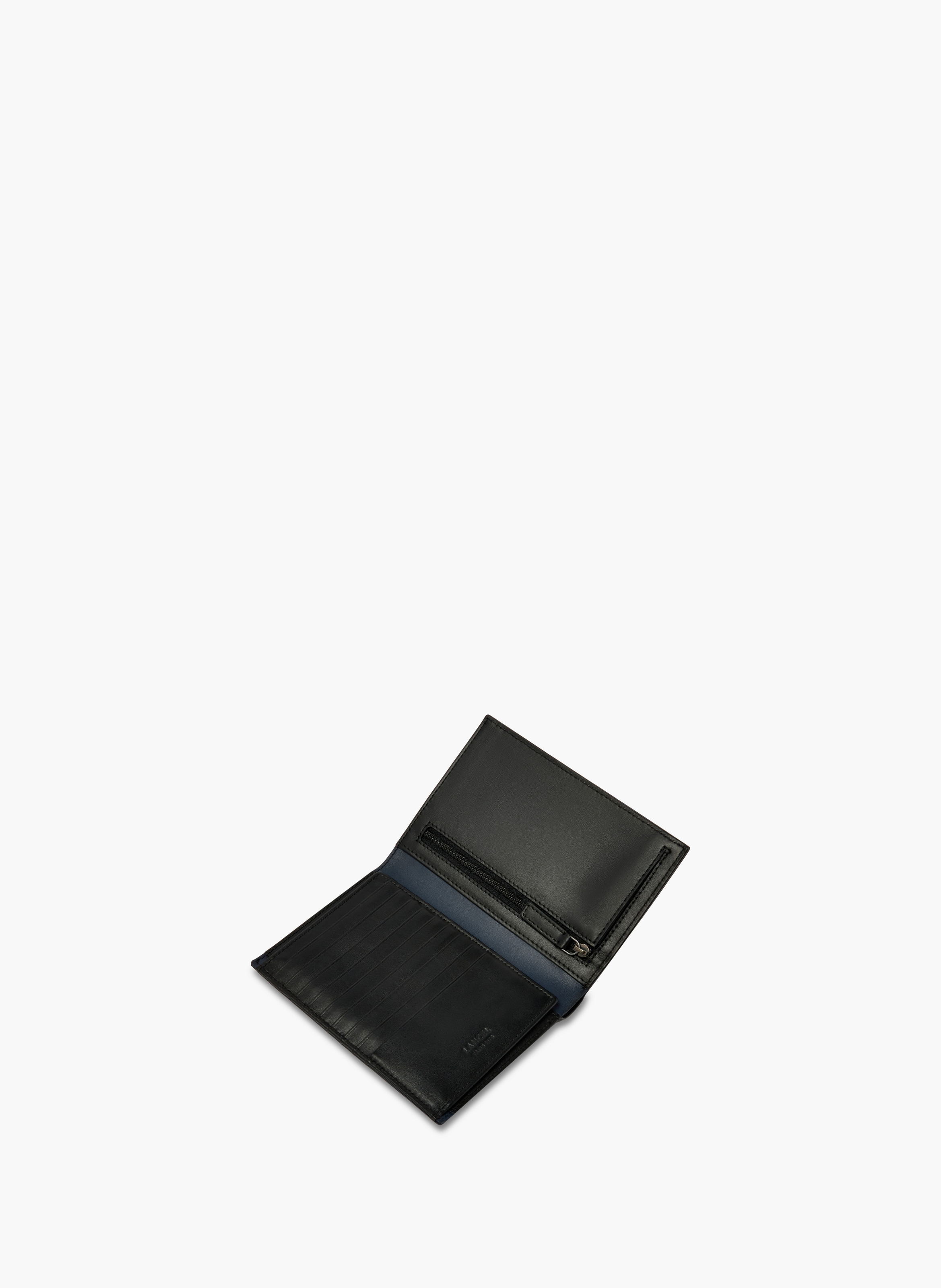 Portefeuille driver léon de lancel en cuir LANCEL Bleu