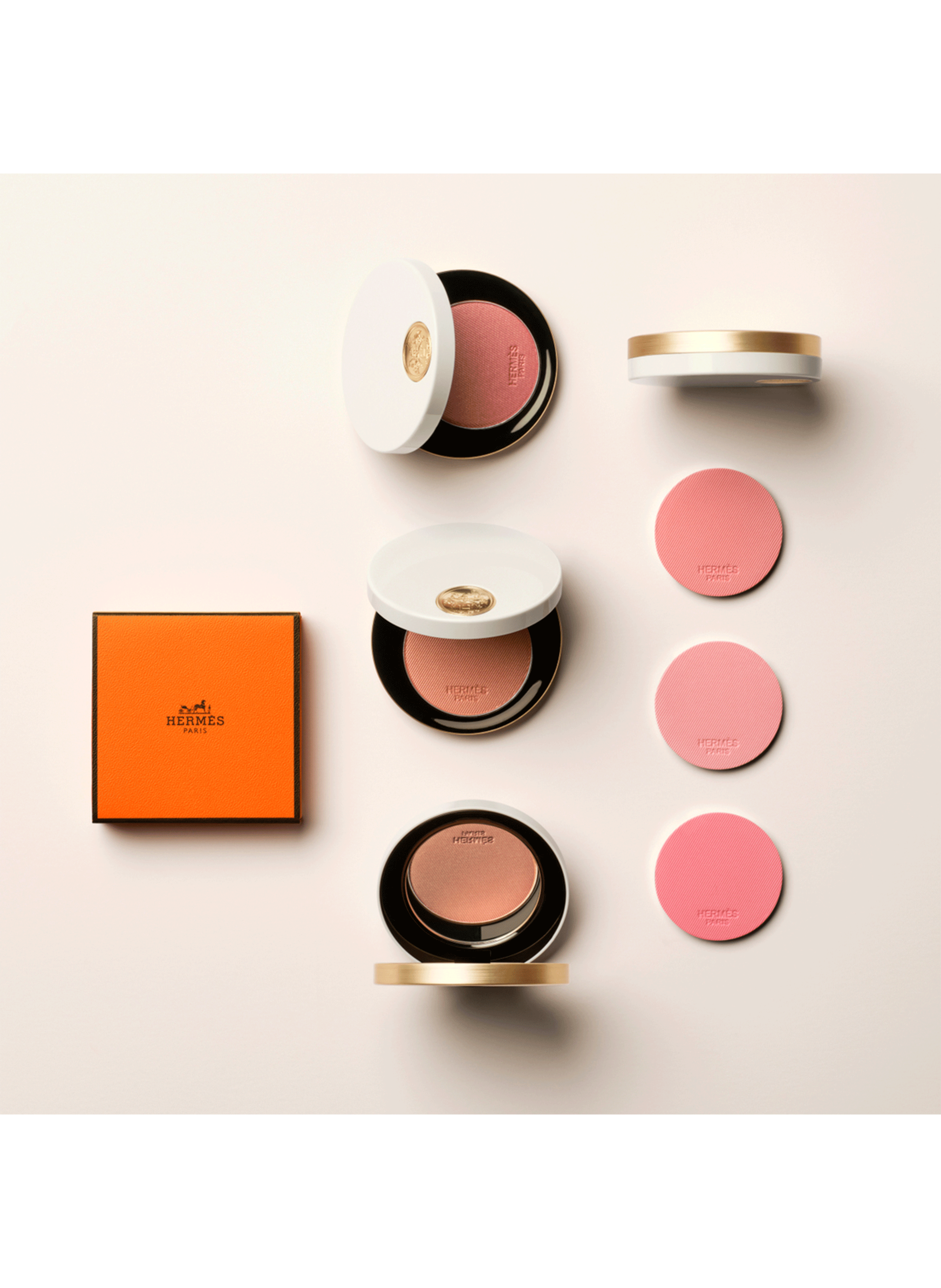 Rose Hermès Silky Blush Powder - Refill HERMÈS Rose ambré