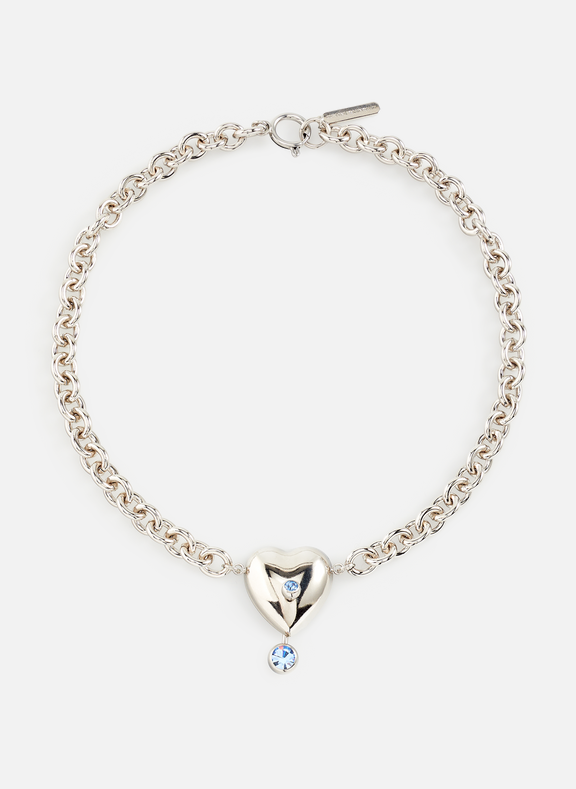 JUSTINE CLENQUET Max chain necklace Blue