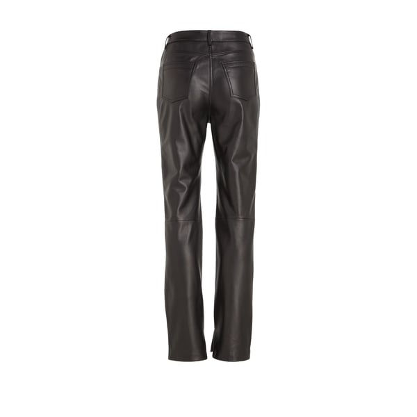 Pantalon slim en cuir
