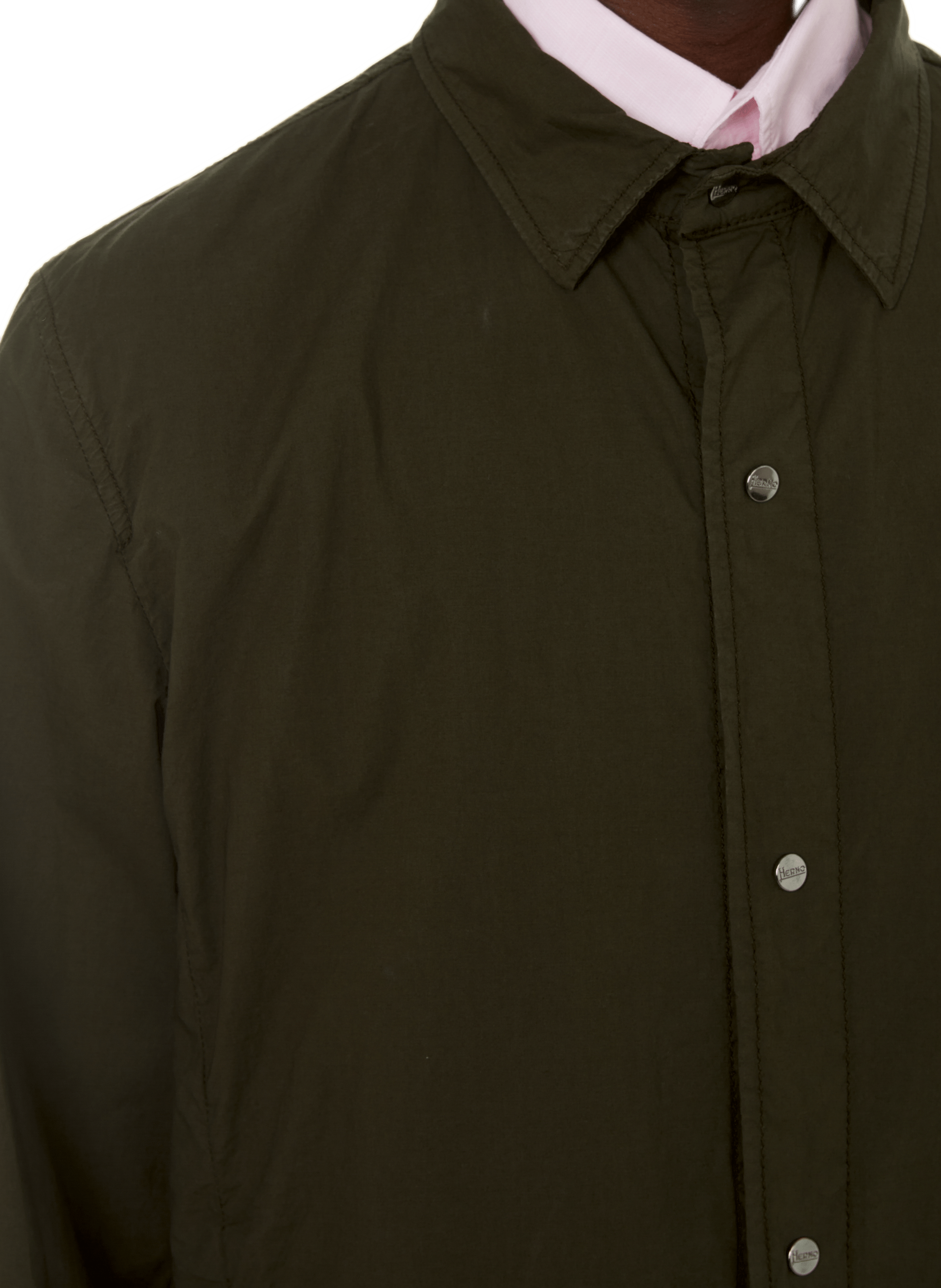 Lightweight cotton jacket HERNO Green