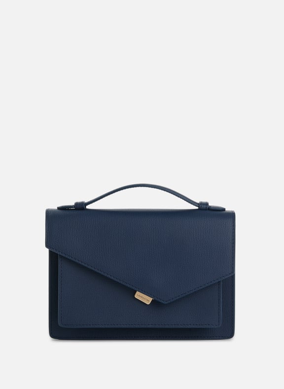 Lancaster x Zoé Trotteur leather bag Blue by LANCASTER LANCASTER Lancaster x Zoé Trotteur leather bag Blue