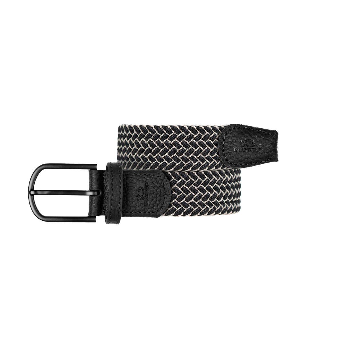 Ceinture tressée élastique multicolore BILLYBELT Gris