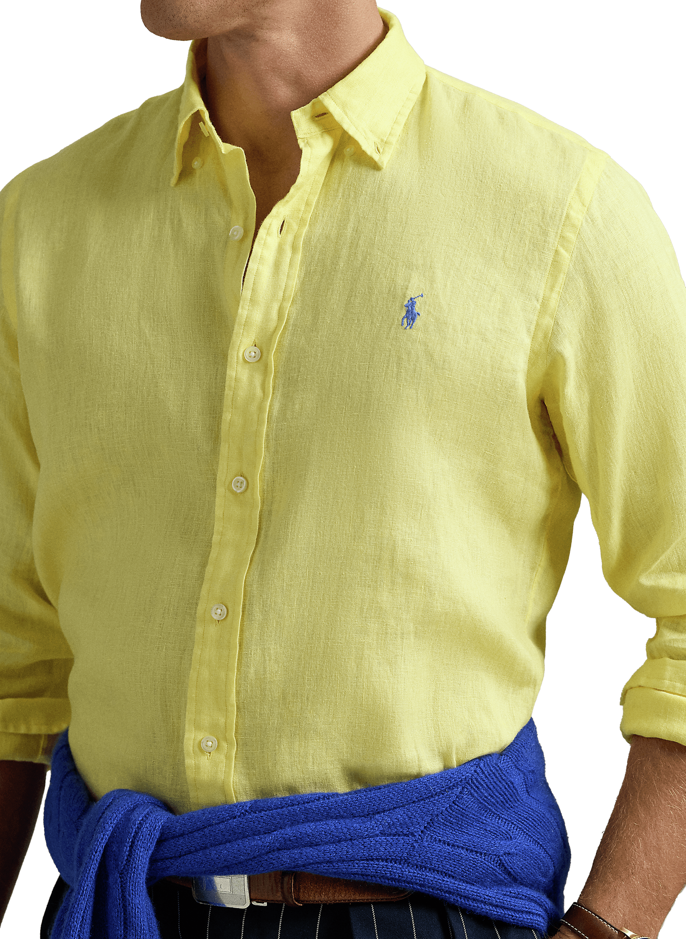 Linen shirt Yellow