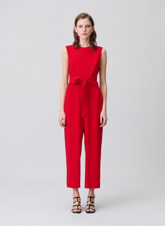 Combinaison col rond Rouge by CLAUDIE PIERLOT CLAUDIE PIERLOT Combinaison col rond Rouge