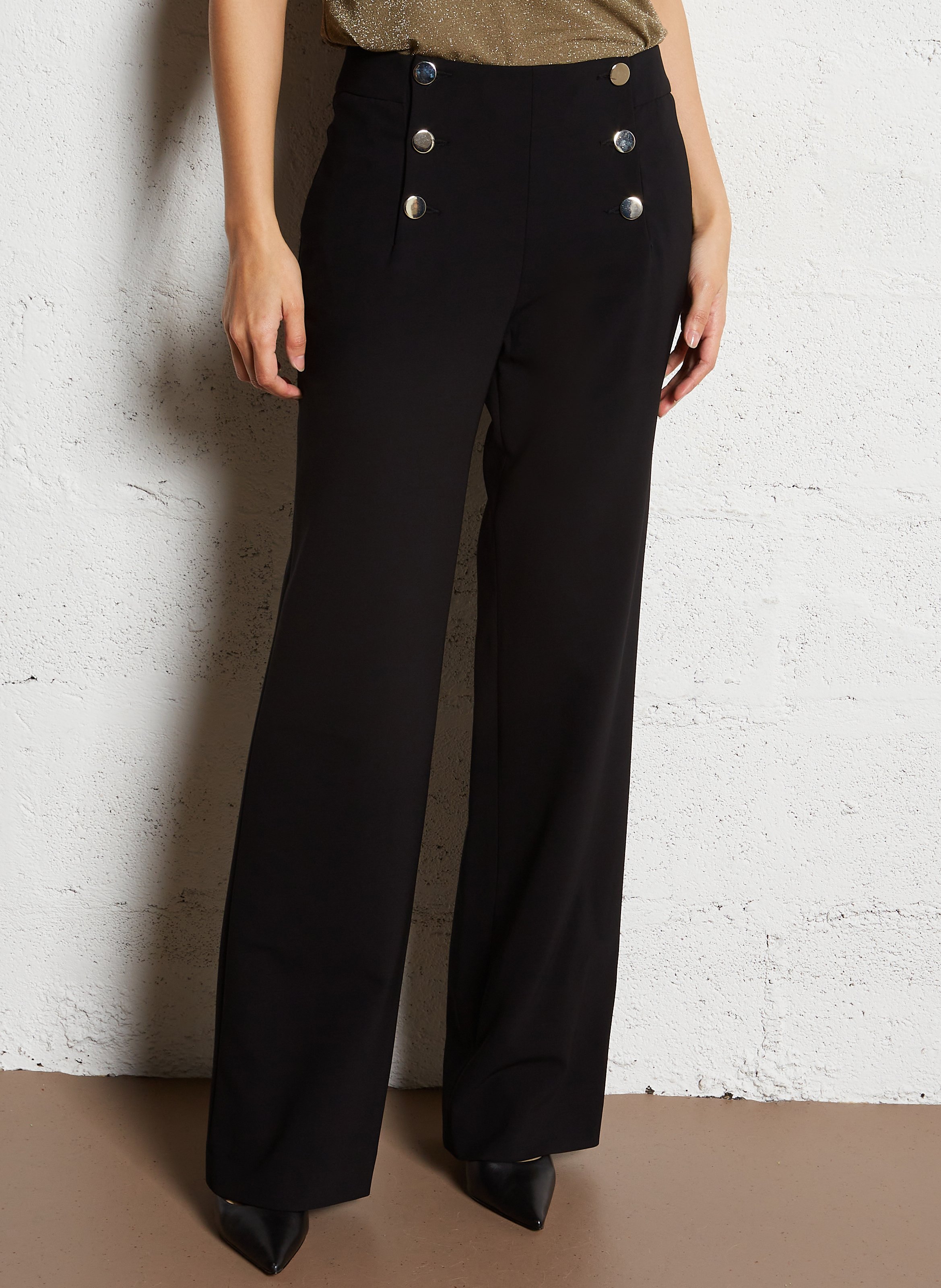 Pantalon droit hubert MAISON 123 Noir