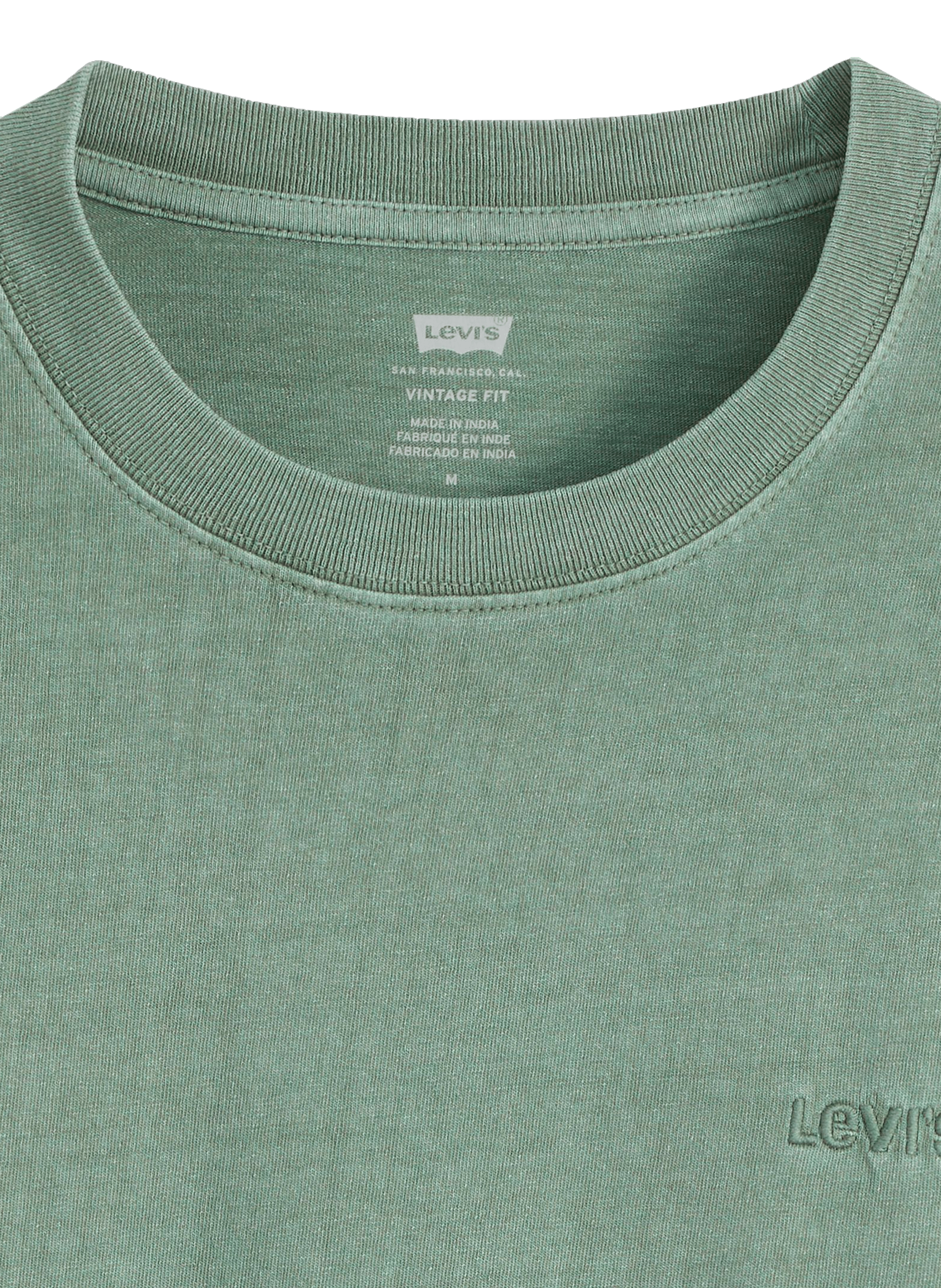 T-shirt en coton LEVI'S Vert