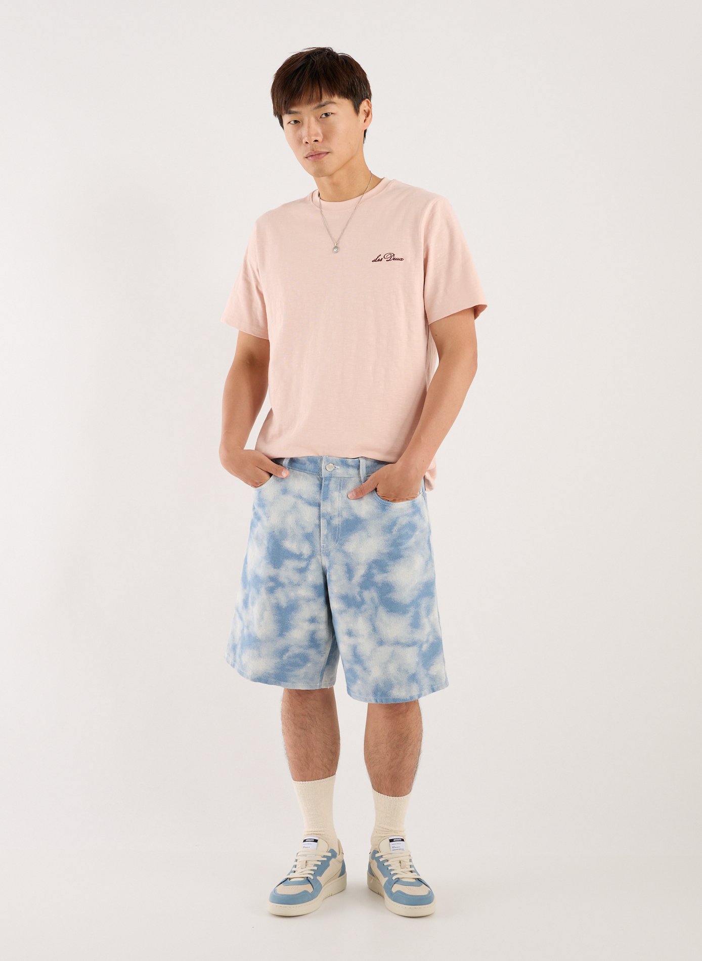 Short Ryder Cloud Denim LES DEUX Blue