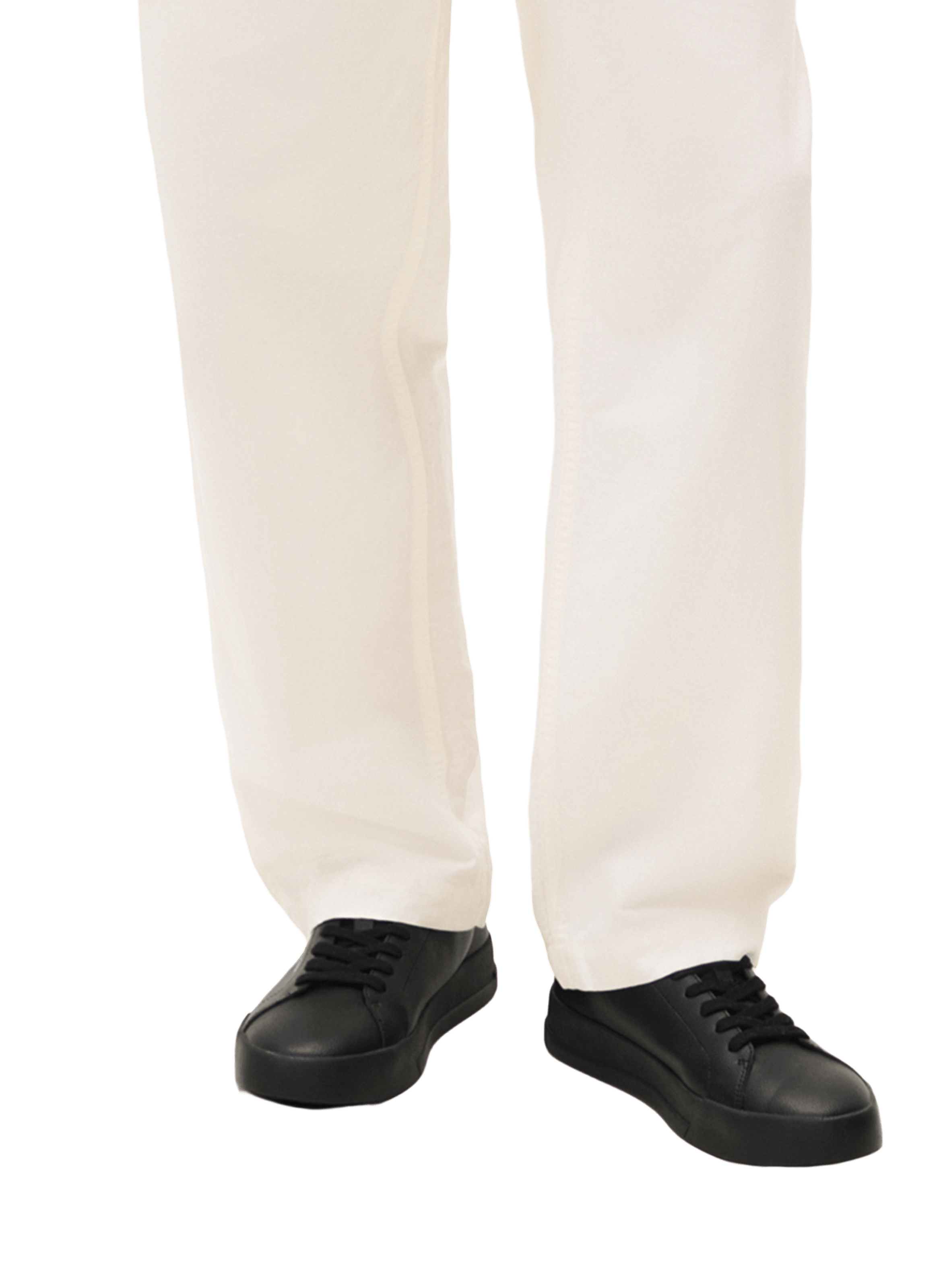 Grain effect leather sneakers TOMMY HILFIGER Black