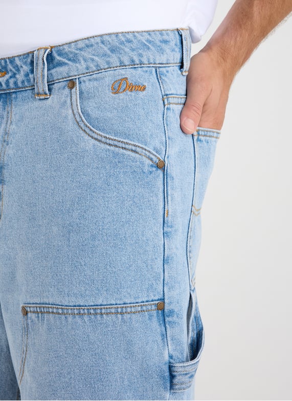 Short Carpenter en coton | Bleu by DIME Short Carpenter en coton Bleu