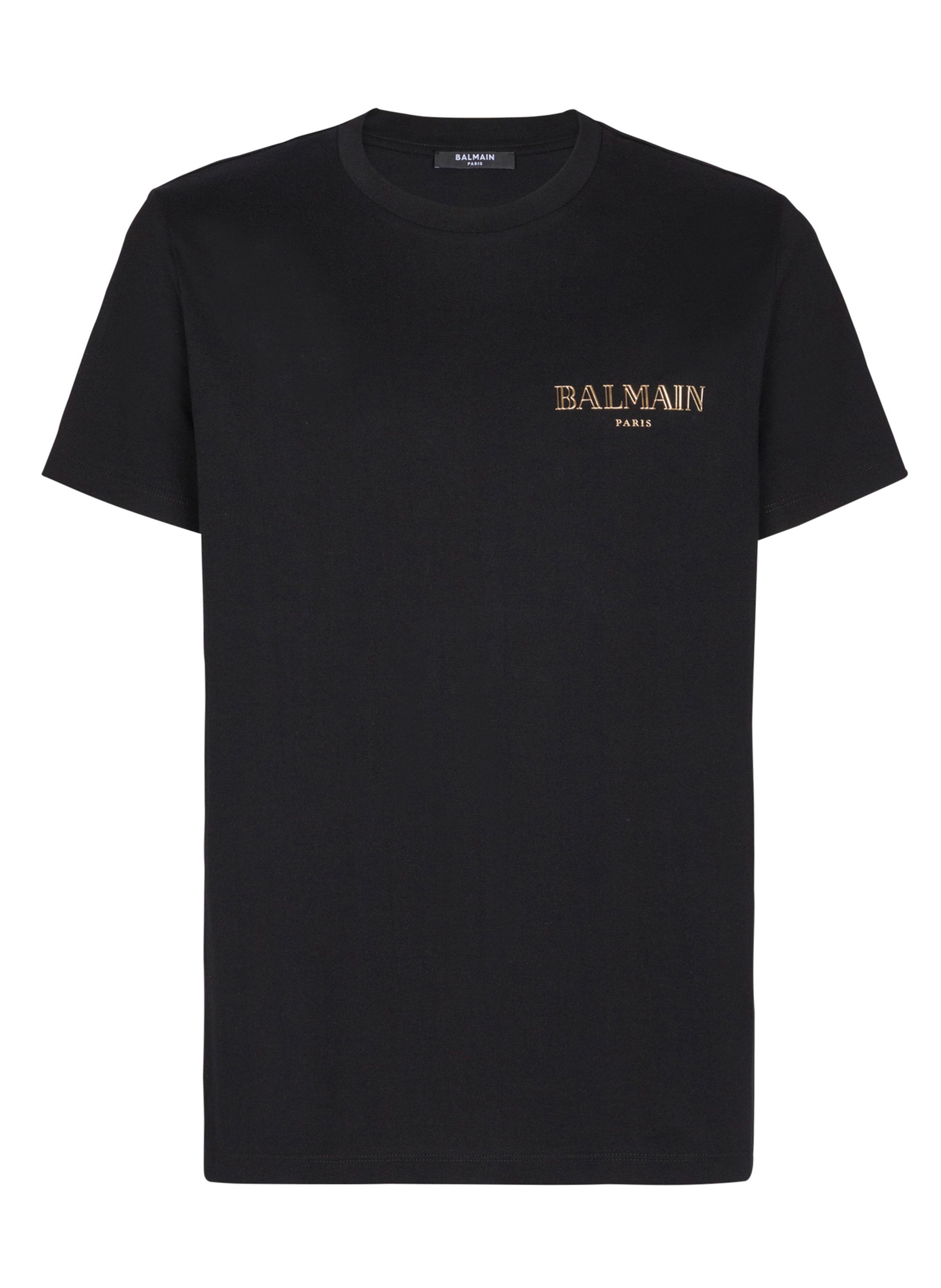 T-shirt à logo balmain vintage gel BALMAIN Doré
