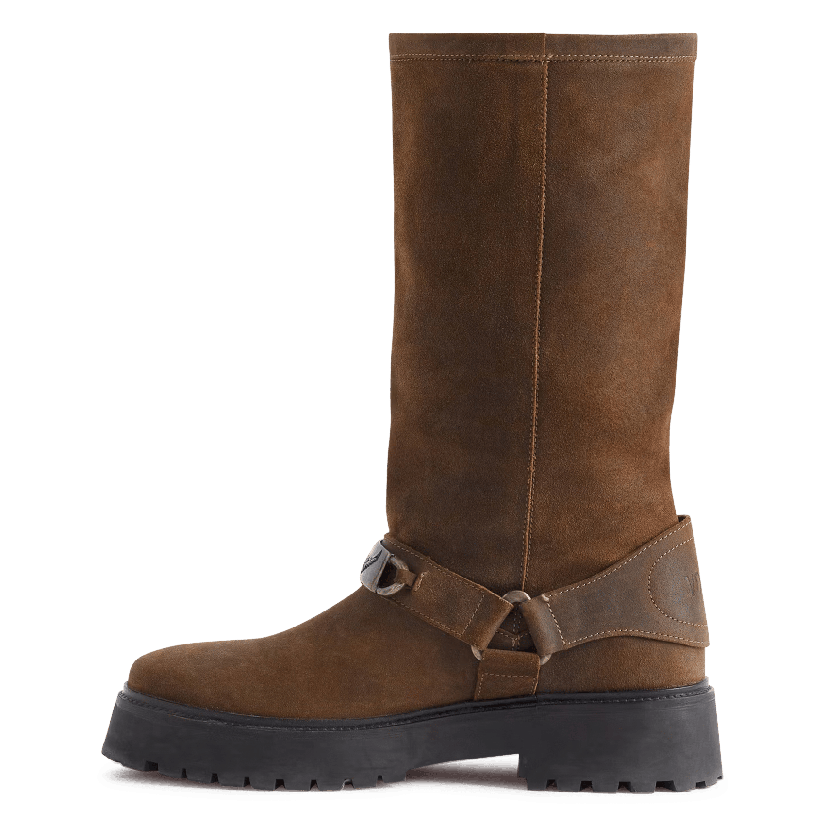 Bottes en cuir velours angie ZADIG&VOLTAIRE Marron