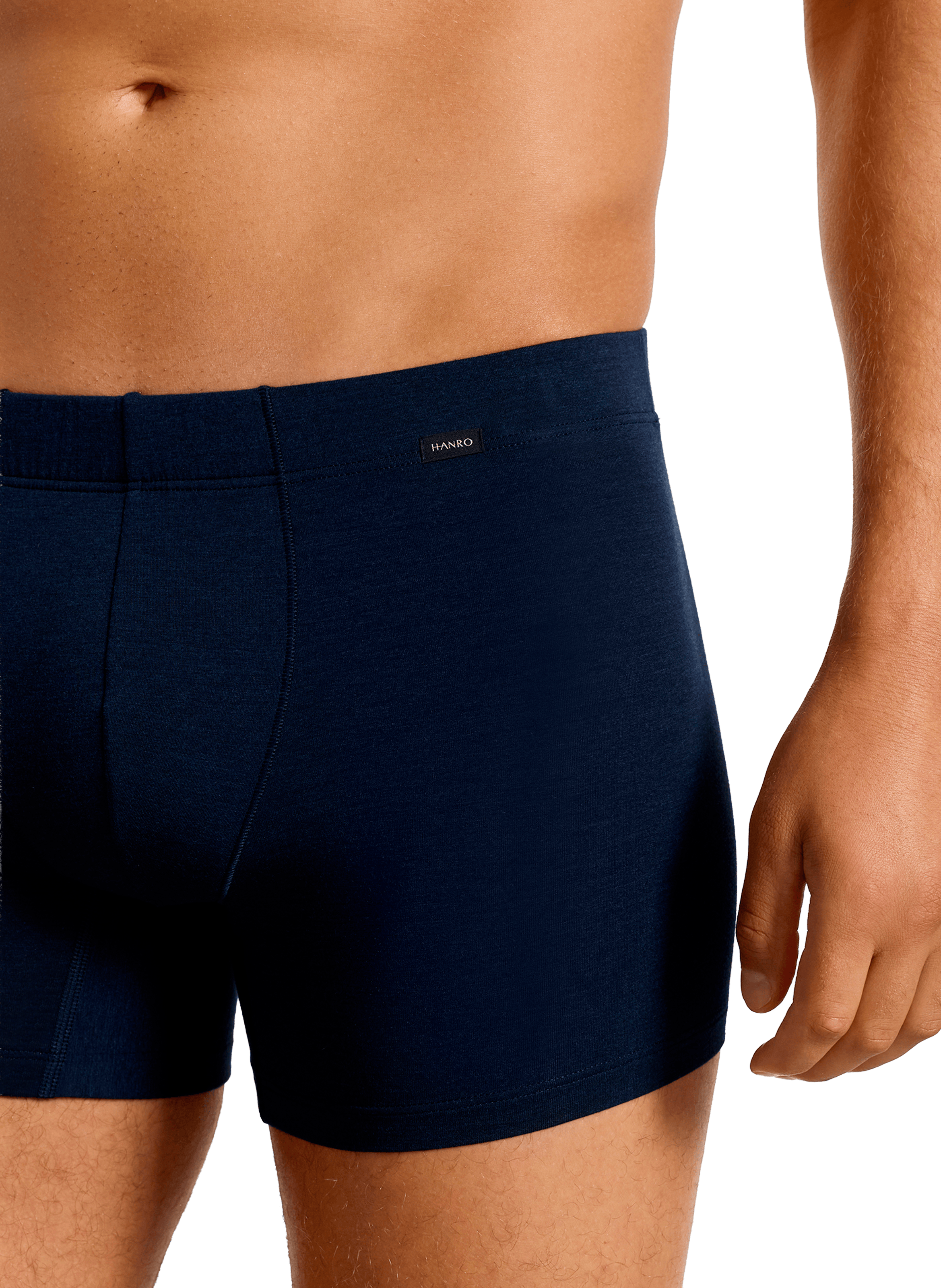 Boxer uni HANRO Bleu
