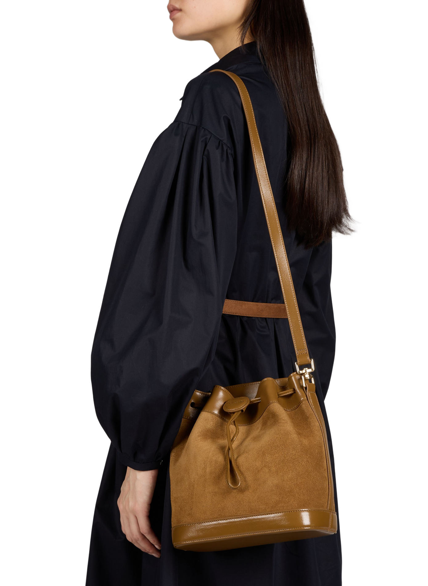 Norah bucket bag NAT & NIN Brown