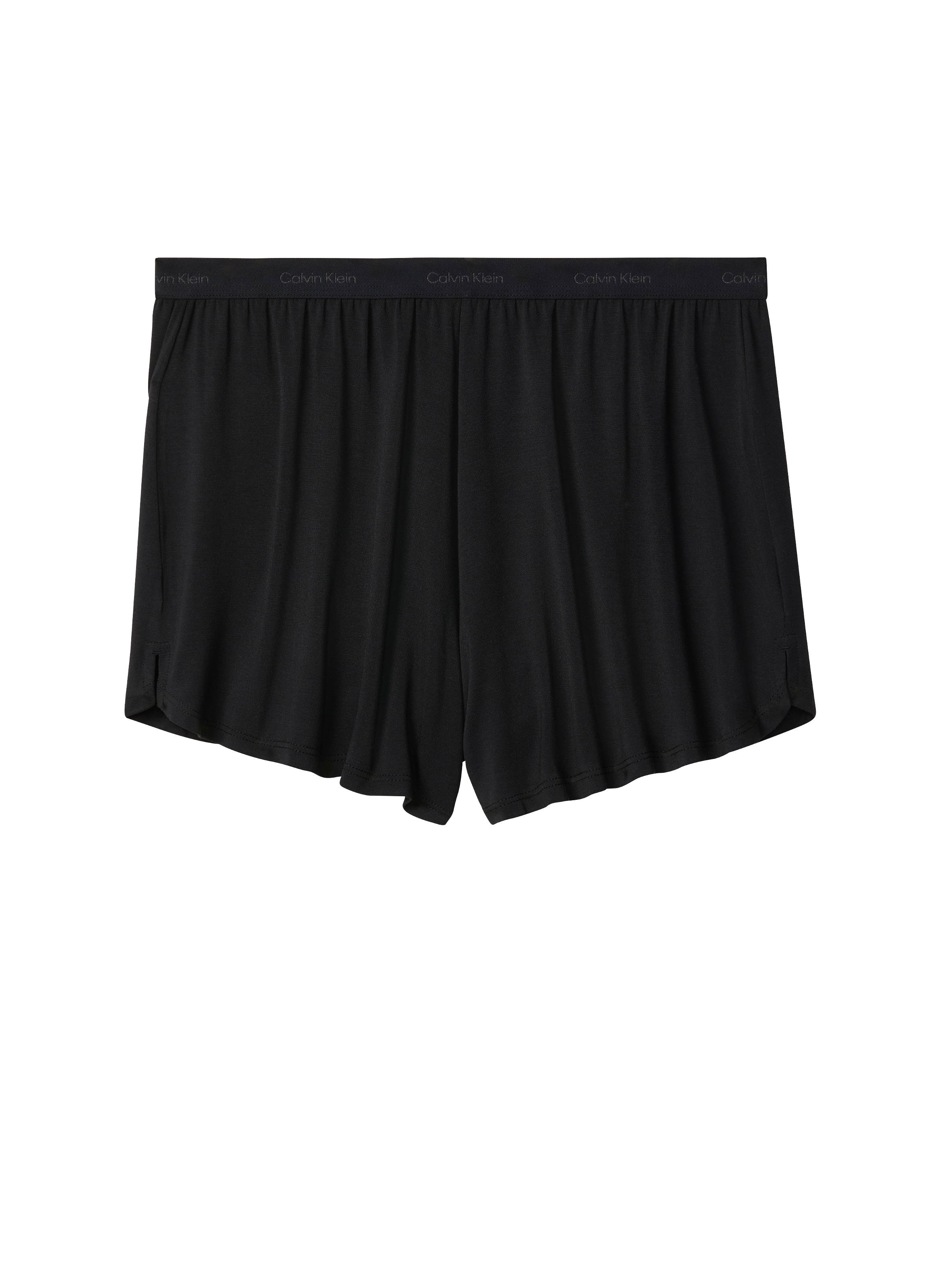 Flared solid mini skirt CALVIN KLEIN Black