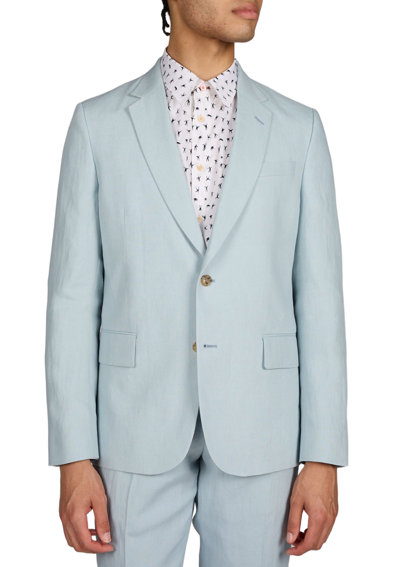 Costume en lin PAUL SMITH Bleu