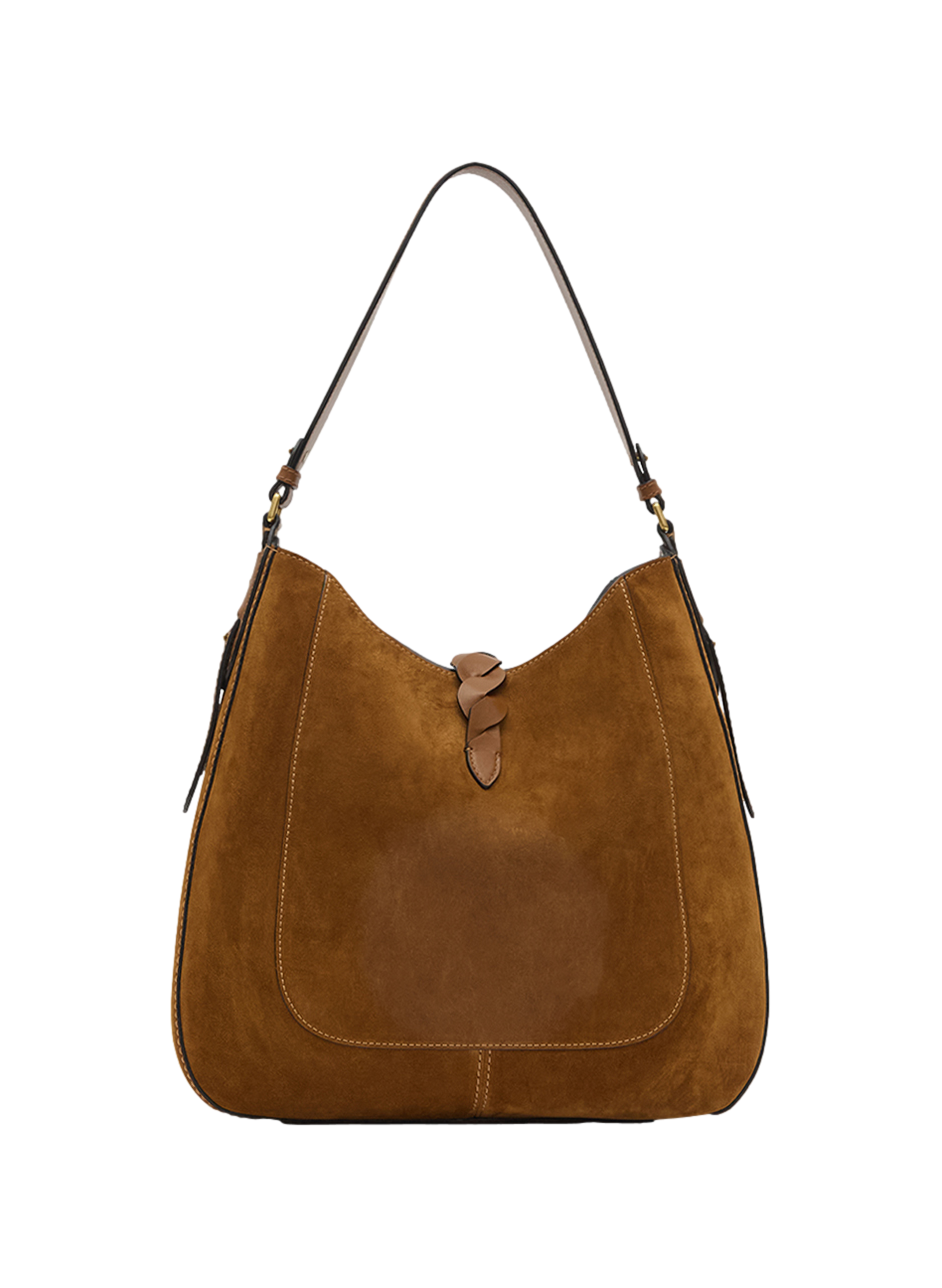 Bolso Altay Hobo de cuero de ternera aterciopelado ISABEL MARANT Marrón