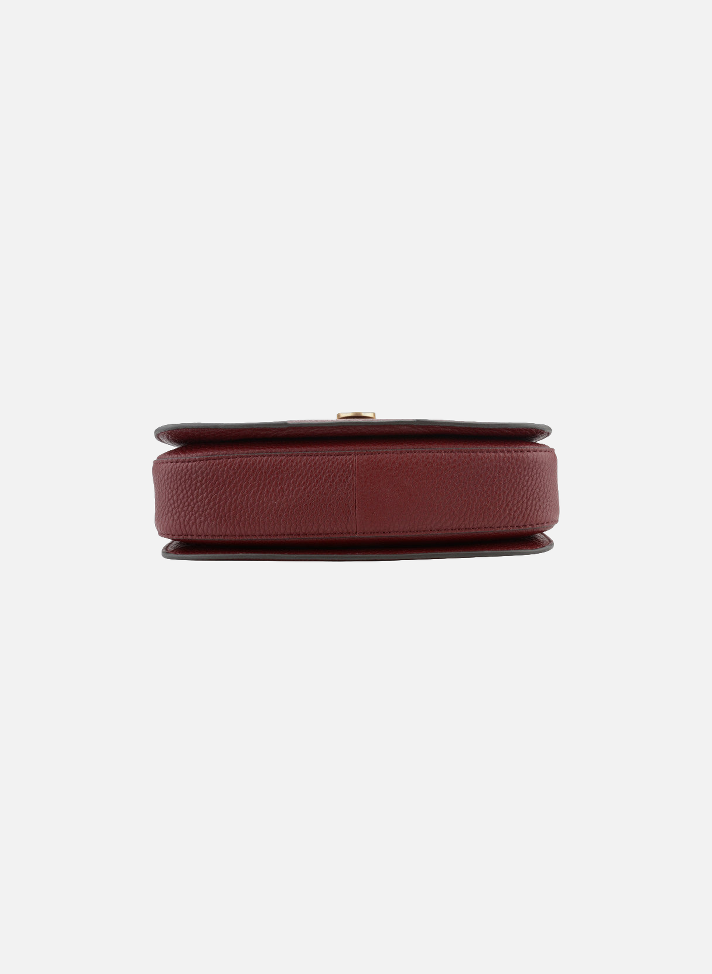Auteuil | sac porté travers gm en cuir de vachette POURCHET Rouge