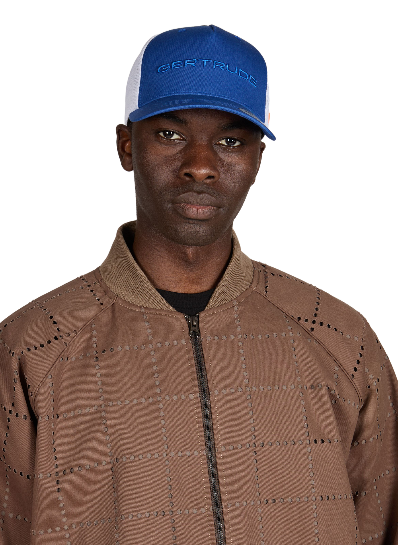 Benja mesh knit cap GERTRUDE ET GASTON Blue