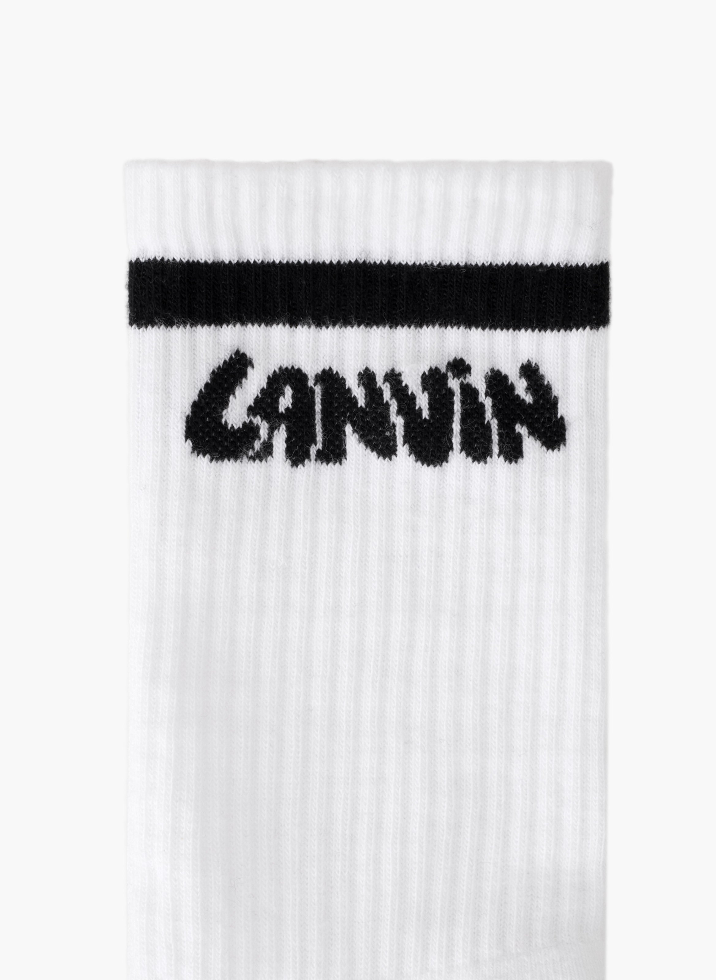 Chaussettes grafitti lanvin en coton LANVIN Blanc