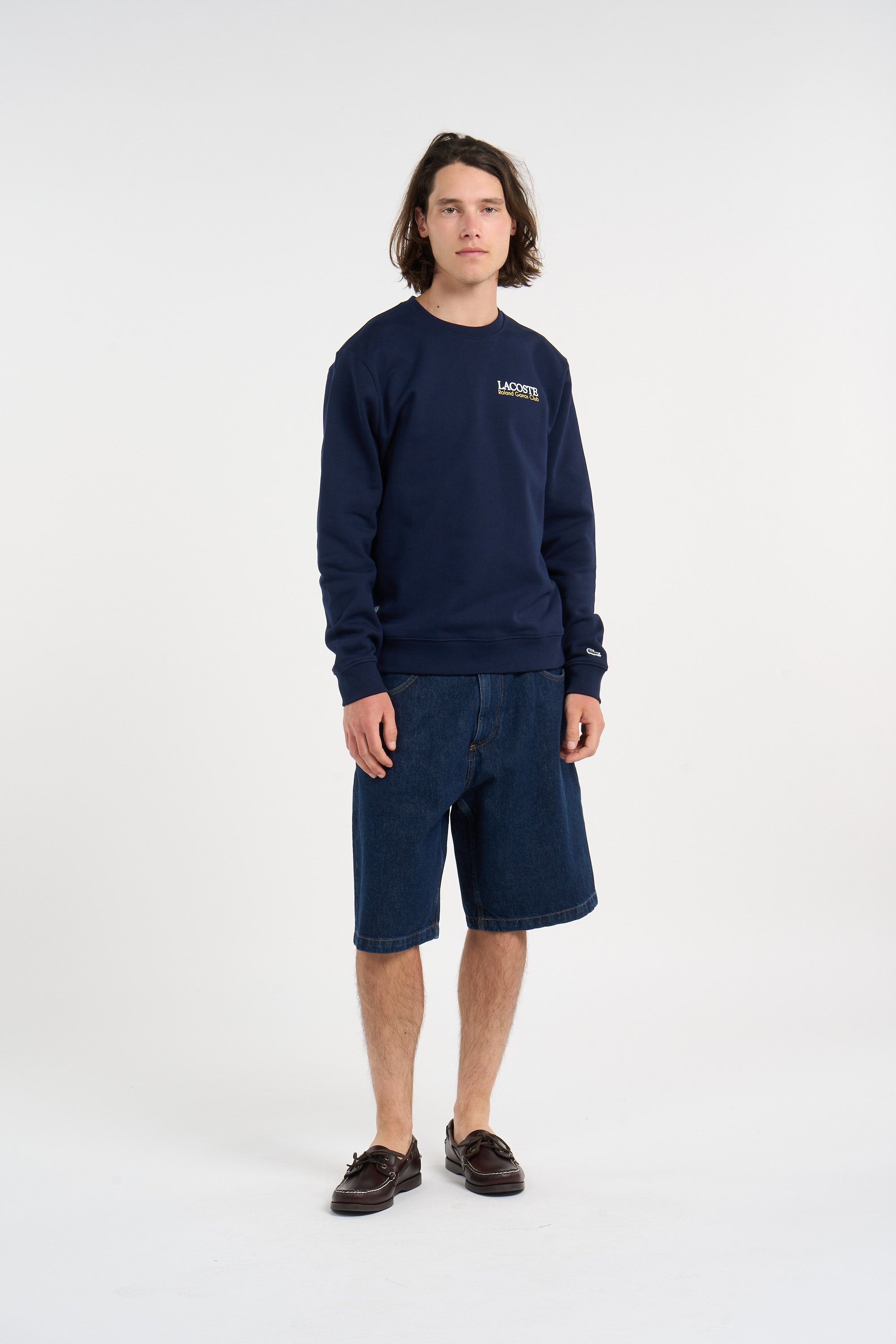 Sweatshirt roland garros club LACOSTE Bleu