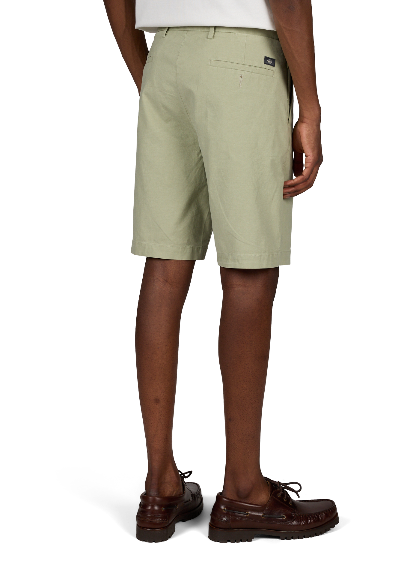 Short droit en coton mélangé DOCKERS Vert