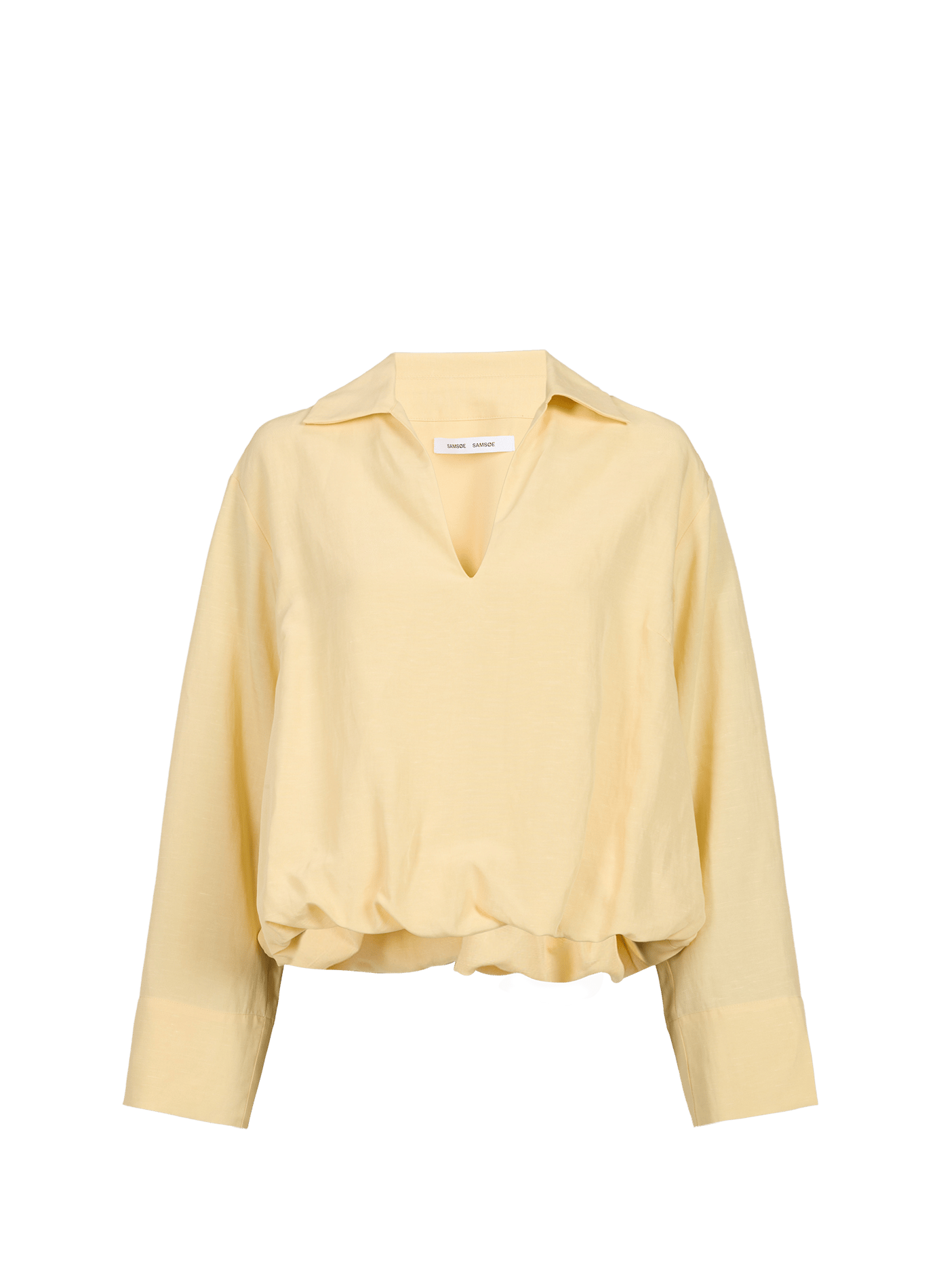 SADAPHNE plain fluid shirt SAMSOE SAMSOE Yellow