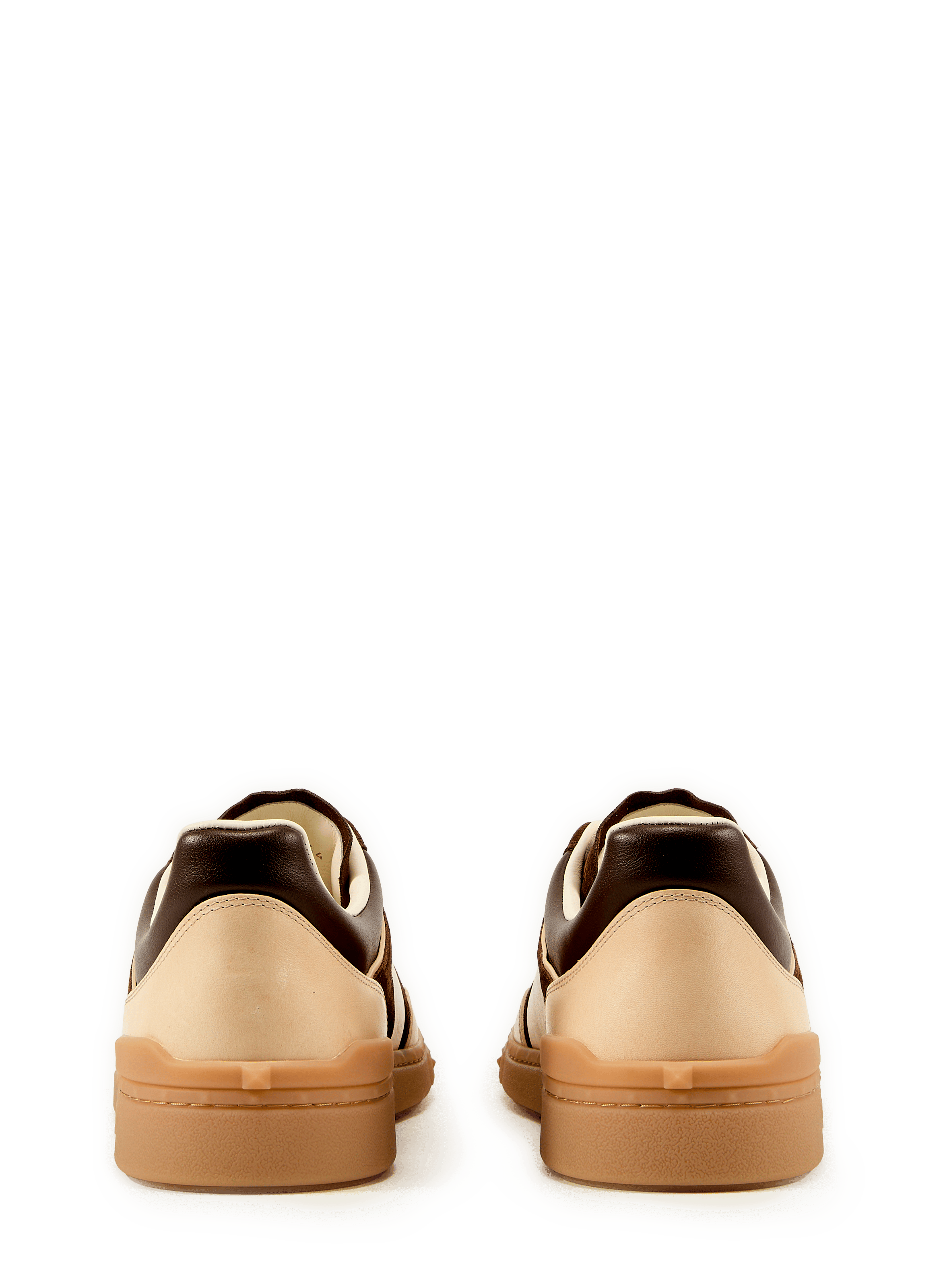 Baskets en cuir VALENTINO Marron