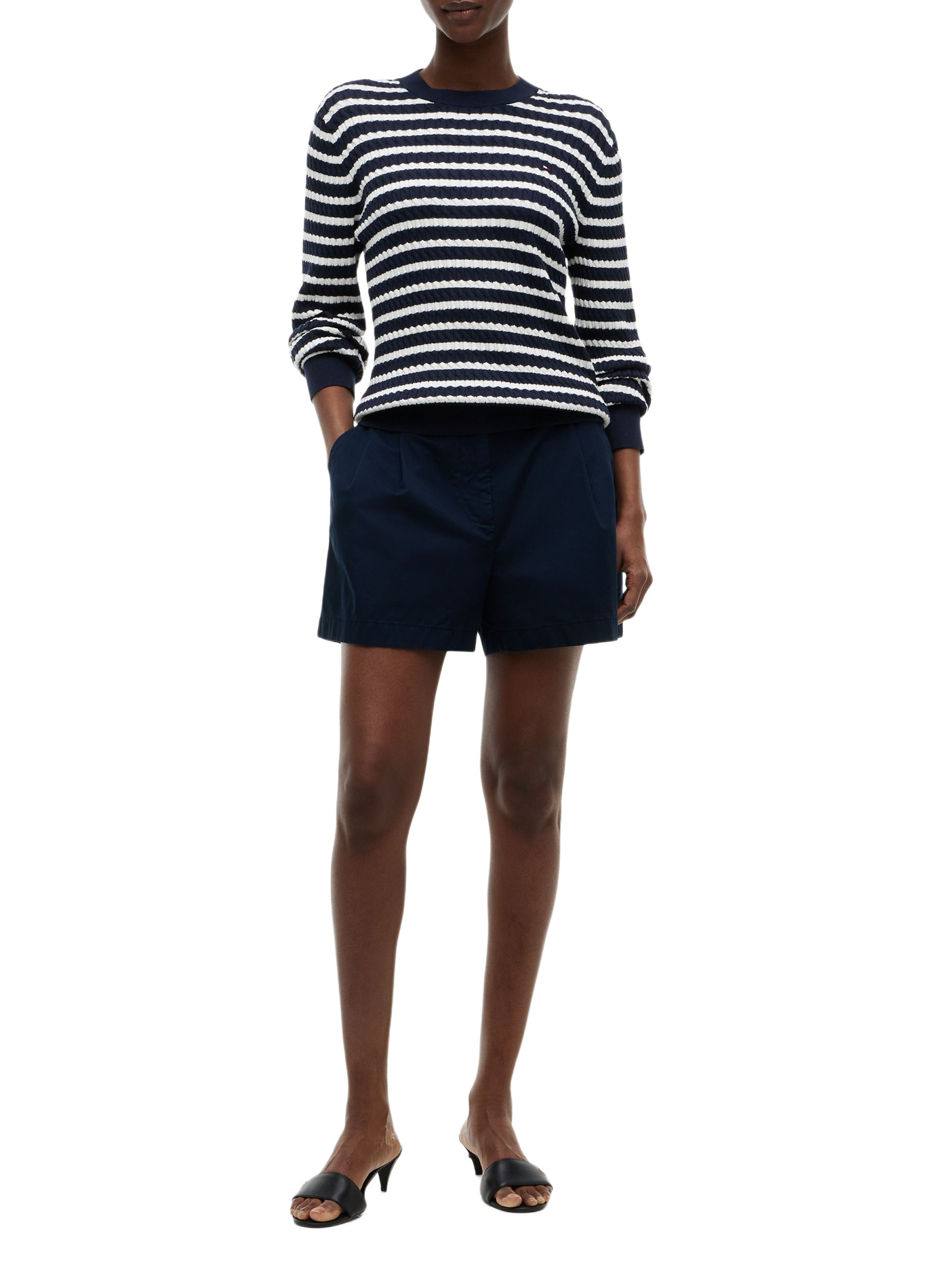 Cable-knit cotton Jumper TOMMY HILFIGER Multicolour