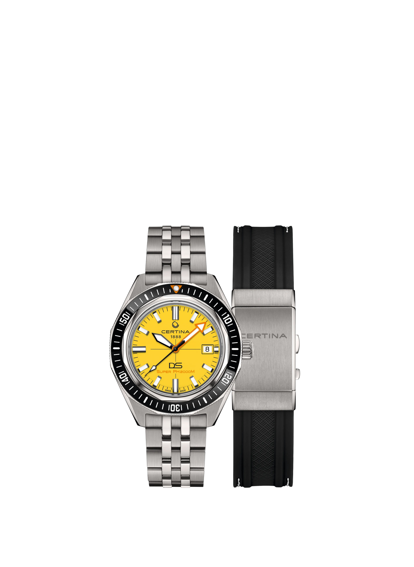 Montre automatique DS SUPER PH2000M en titane CERTINA Jaune