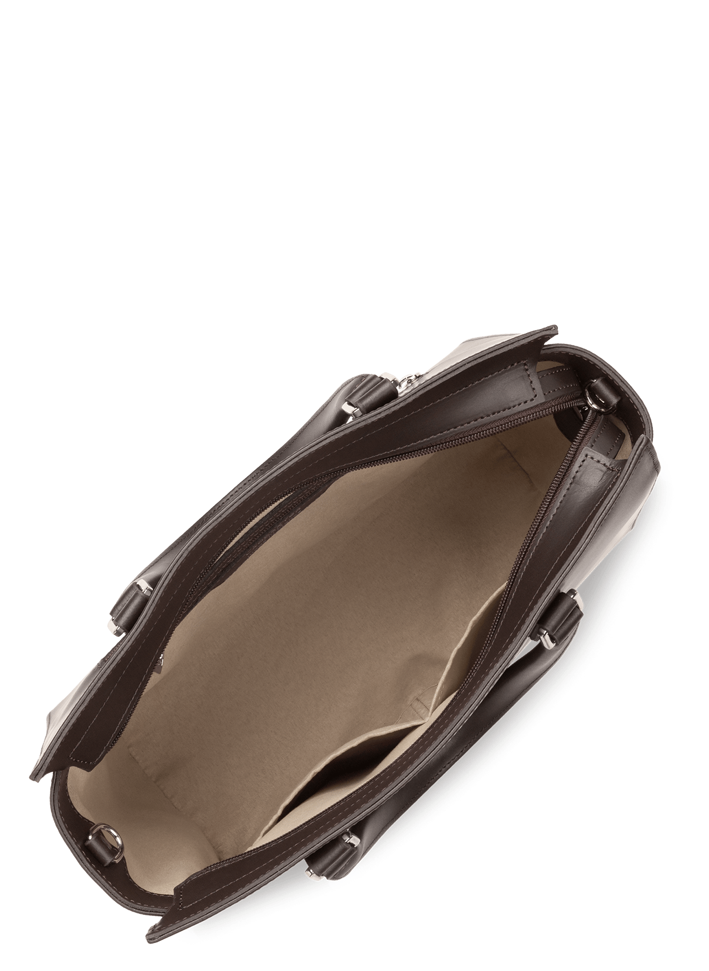 Grand sac cabas main - smooth | Marron LANCASTER Femme