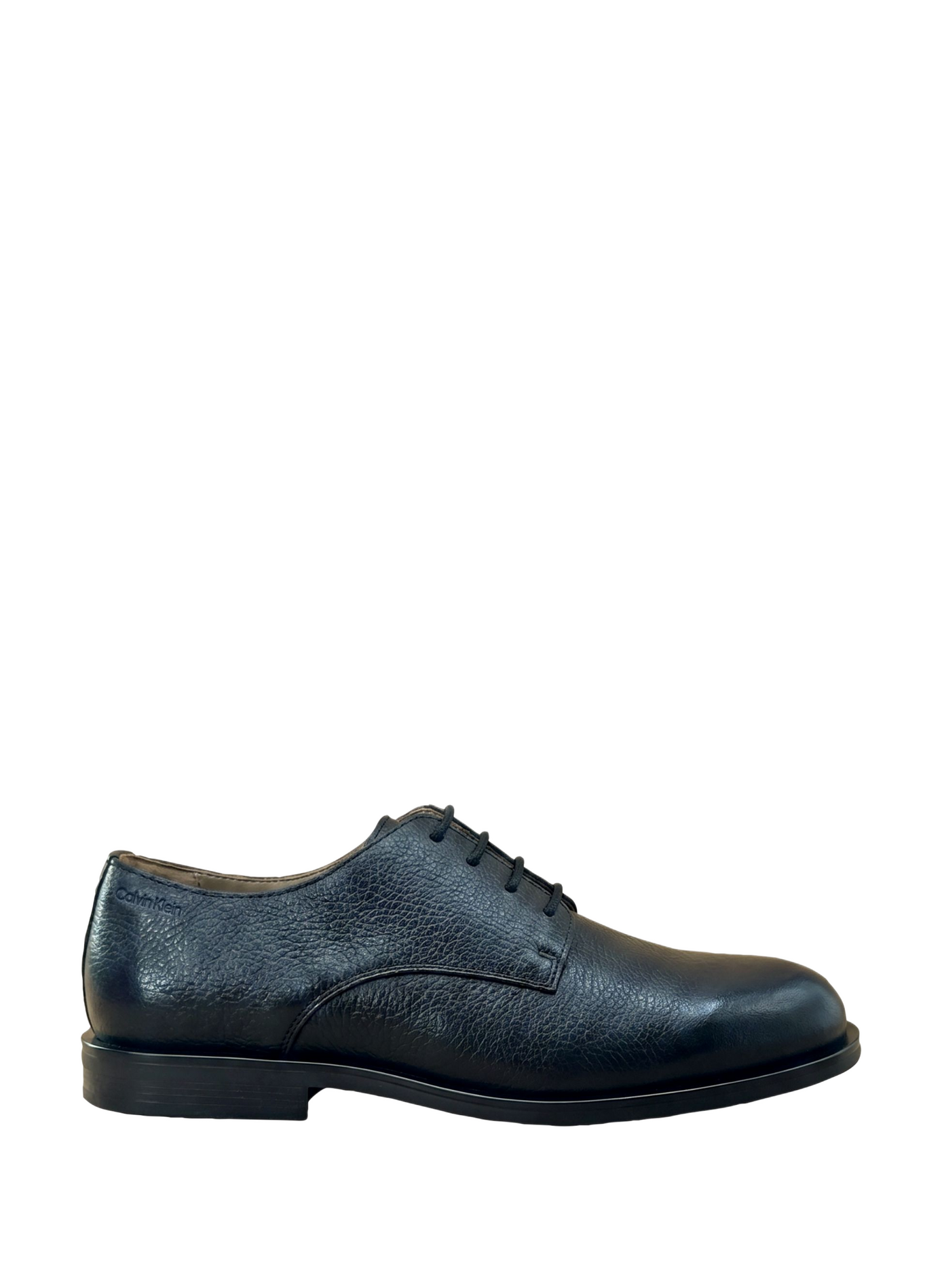 Flache Lederschuhe CALVIN KLEIN Schwarz