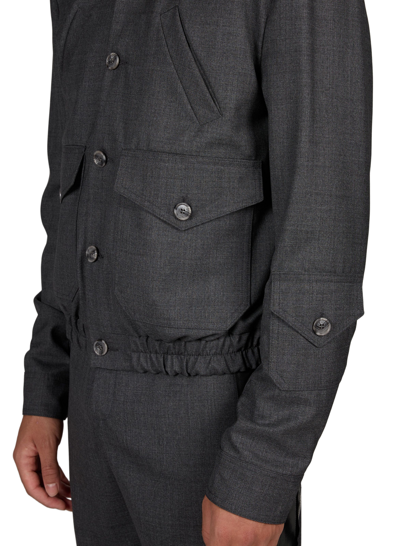 Gerader Wollblouson SONIA CARRASCO Grau
