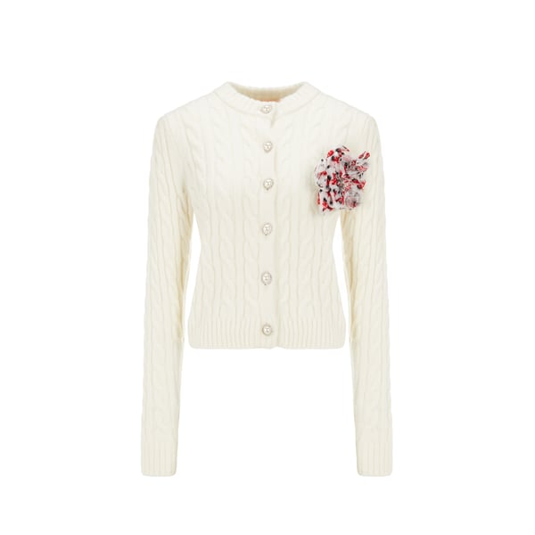 Cardigan Valeria en laine et alpaga mélangés