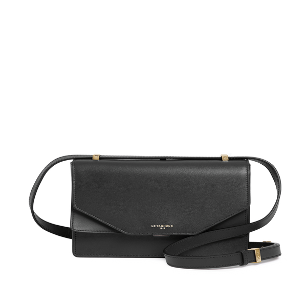 Le Tanneur Naya Leather Handbag In Black