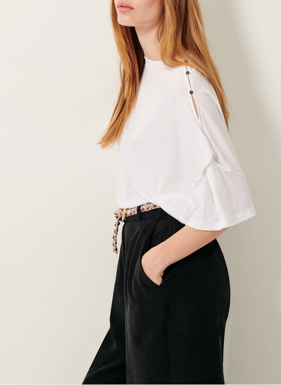 Tee-shirt oversize summer night Blanc by SESSUN SESSUN Tee-shirt oversize summer night Blanc