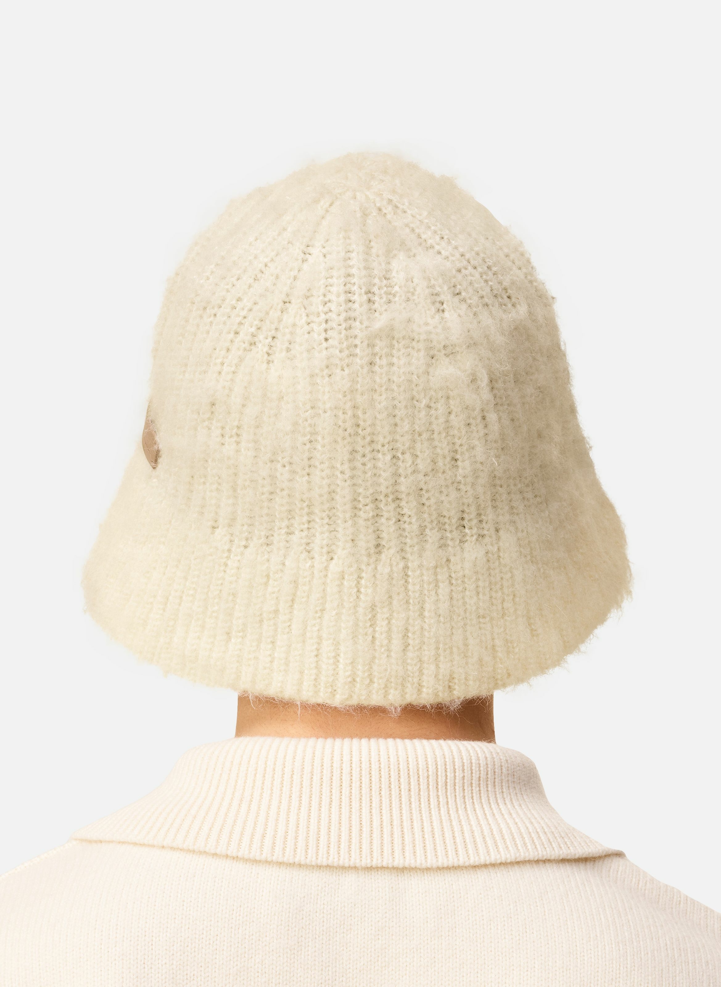 Bob ami en mohair unisexe AMI PARIS Blanc