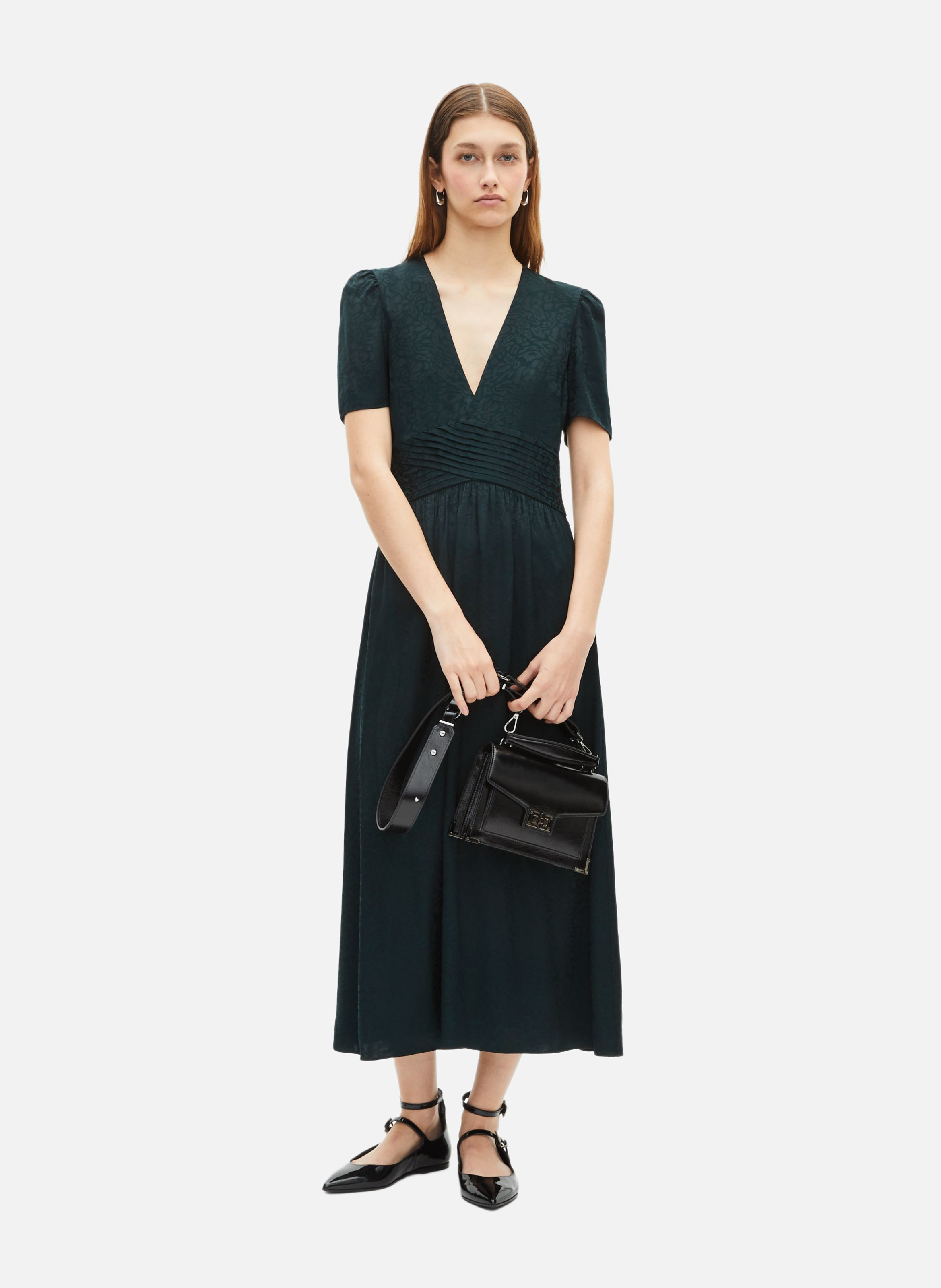 Robe longue en jacquard THE KOOPLES Vert