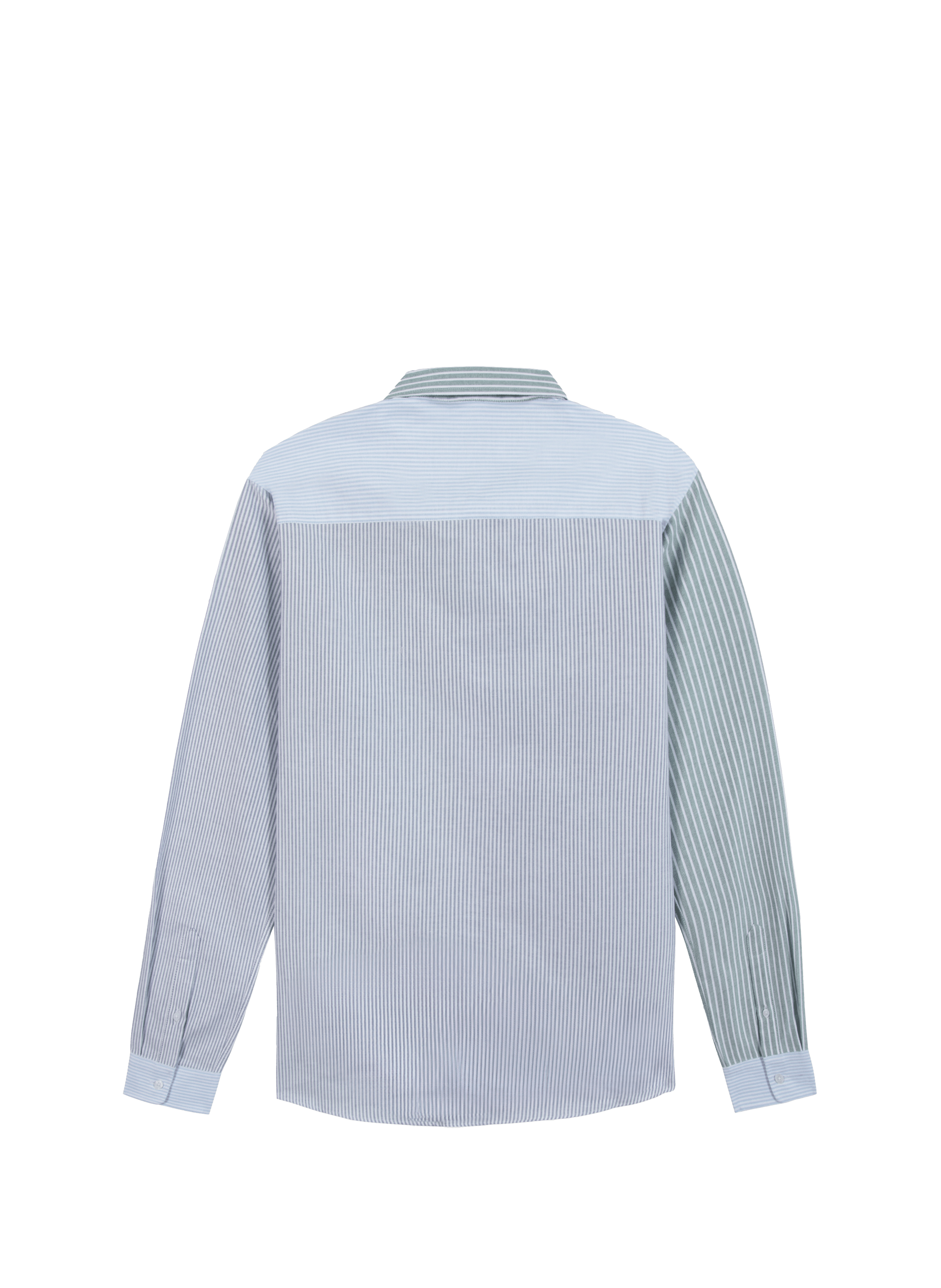 Striped Good Seed Cotton Shirt MAISON LABICHE Green