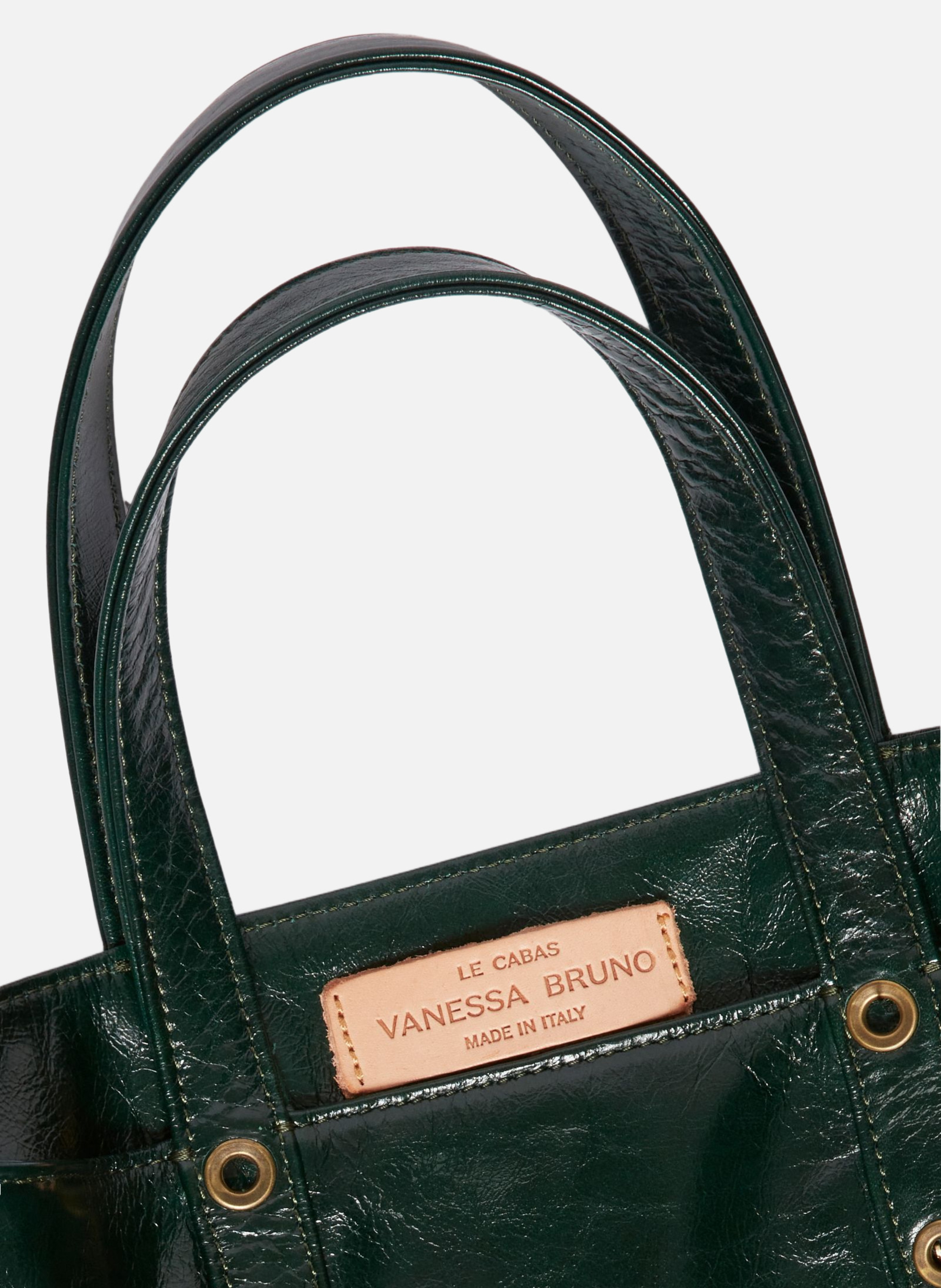 Cabas s en cuir VANESSA BRUNO Vert