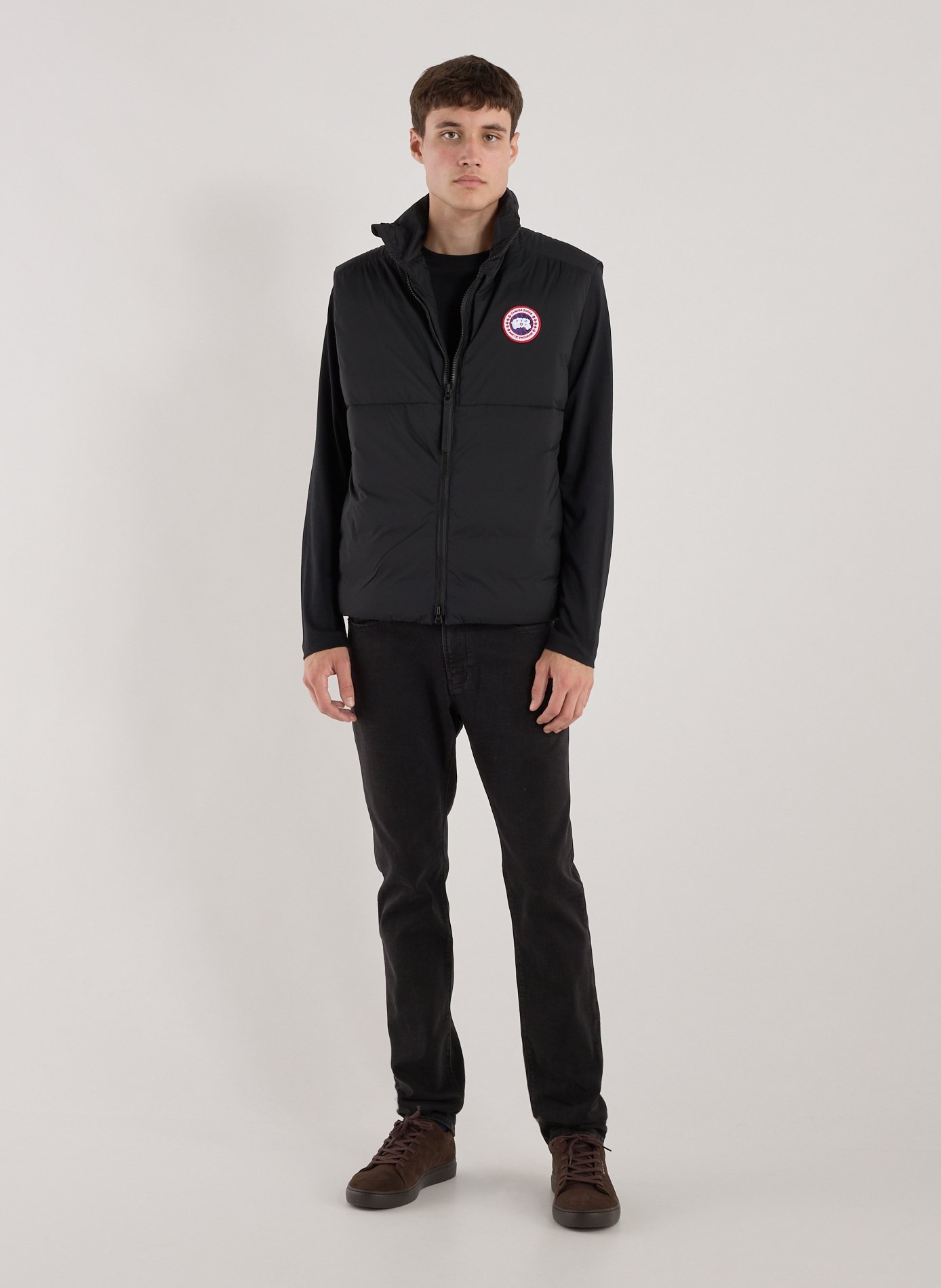 Sleeveless high neck vest CANADA GOOSE Grey